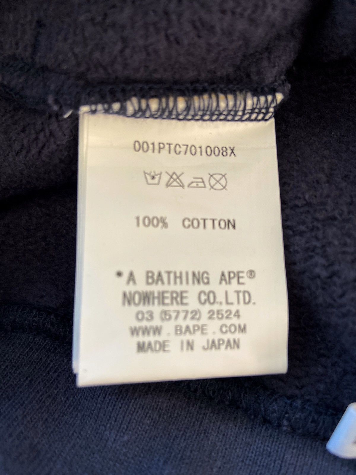 Bape a bathing ape / navy /essential Size US 32 / EU 48 - 6 Thumbnail