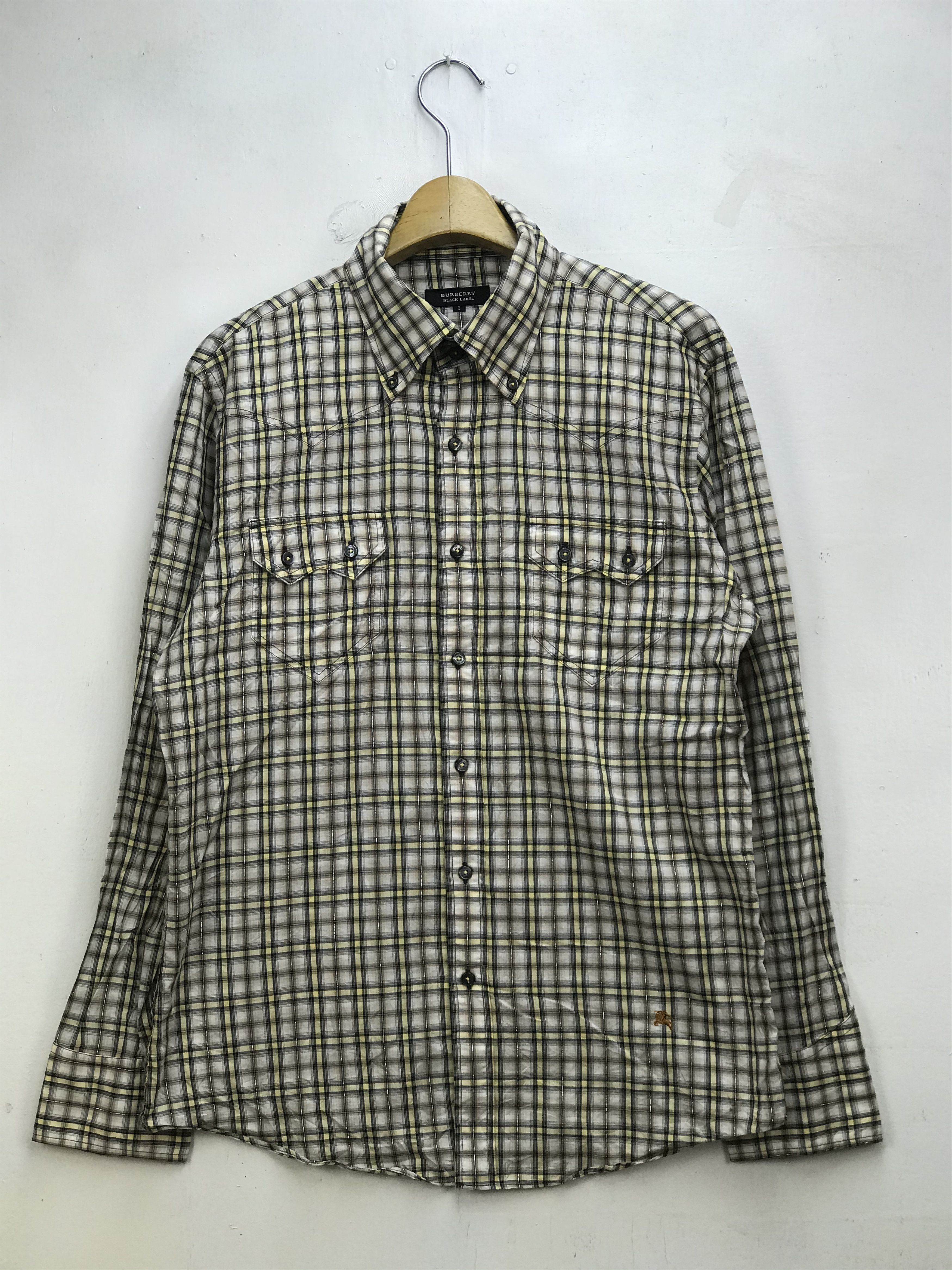 Burberry BURBERRY BLACK LABEL WESTERN SHIRT Size US L / EU 52-54 / 3 - 1 Thumbnail