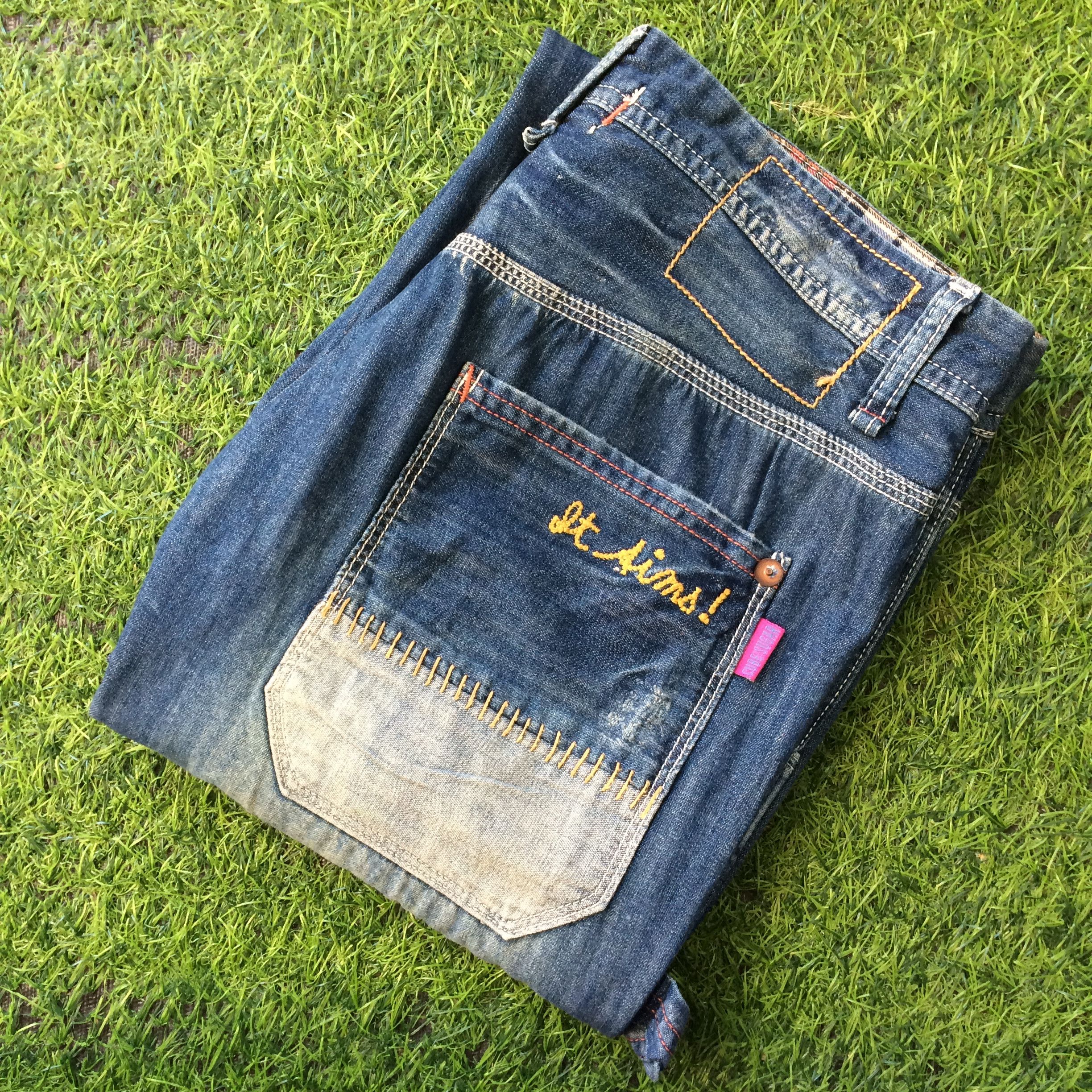 Japanese Brand × Unsound Rags Japanese Patchwork Workwear Jeans Pants D-527 Size US 33 - 10 Thumbnail