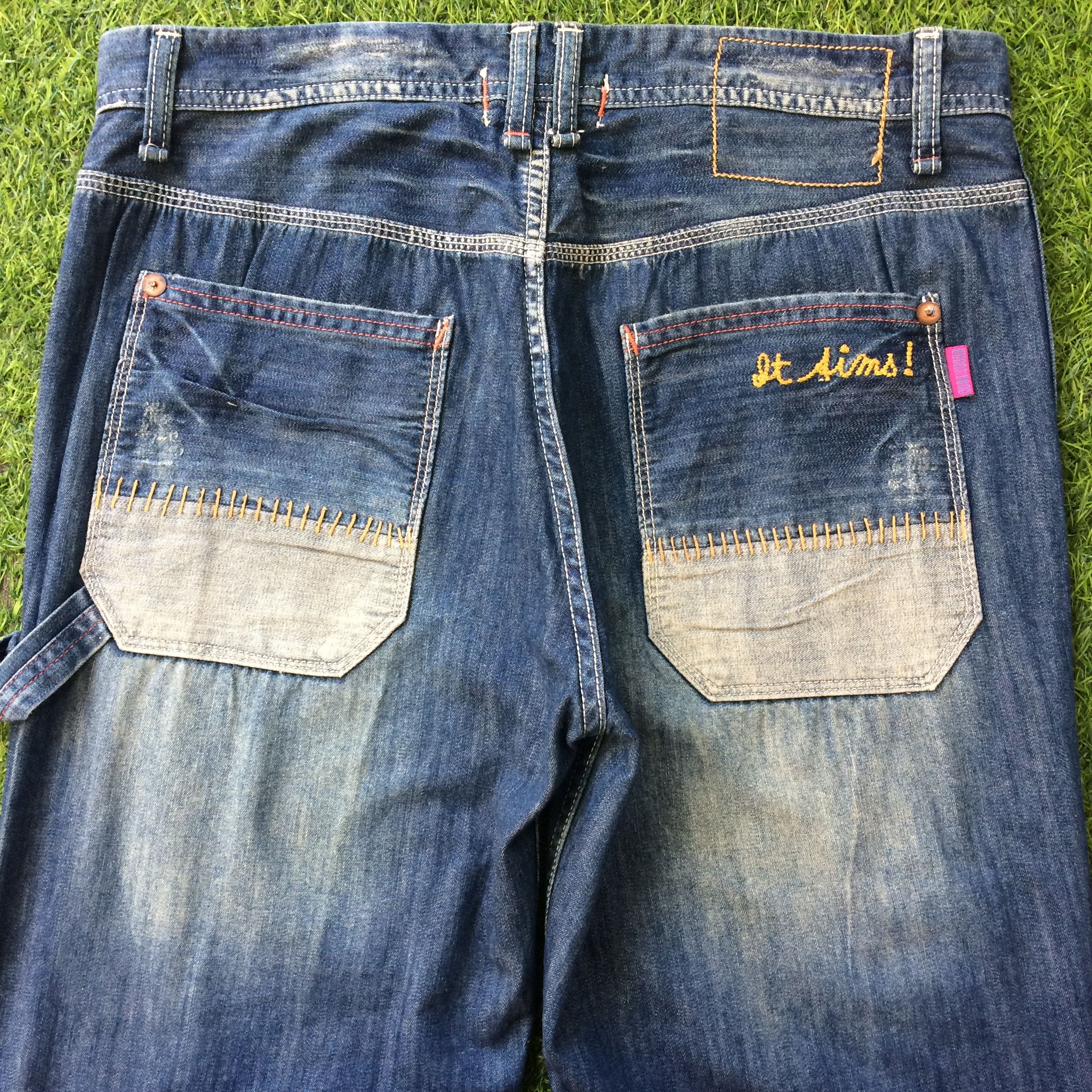 Japanese Brand × Unsound Rags Japanese Patchwork Workwear Jeans Pants D-527 Size US 33 - 4 Thumbnail