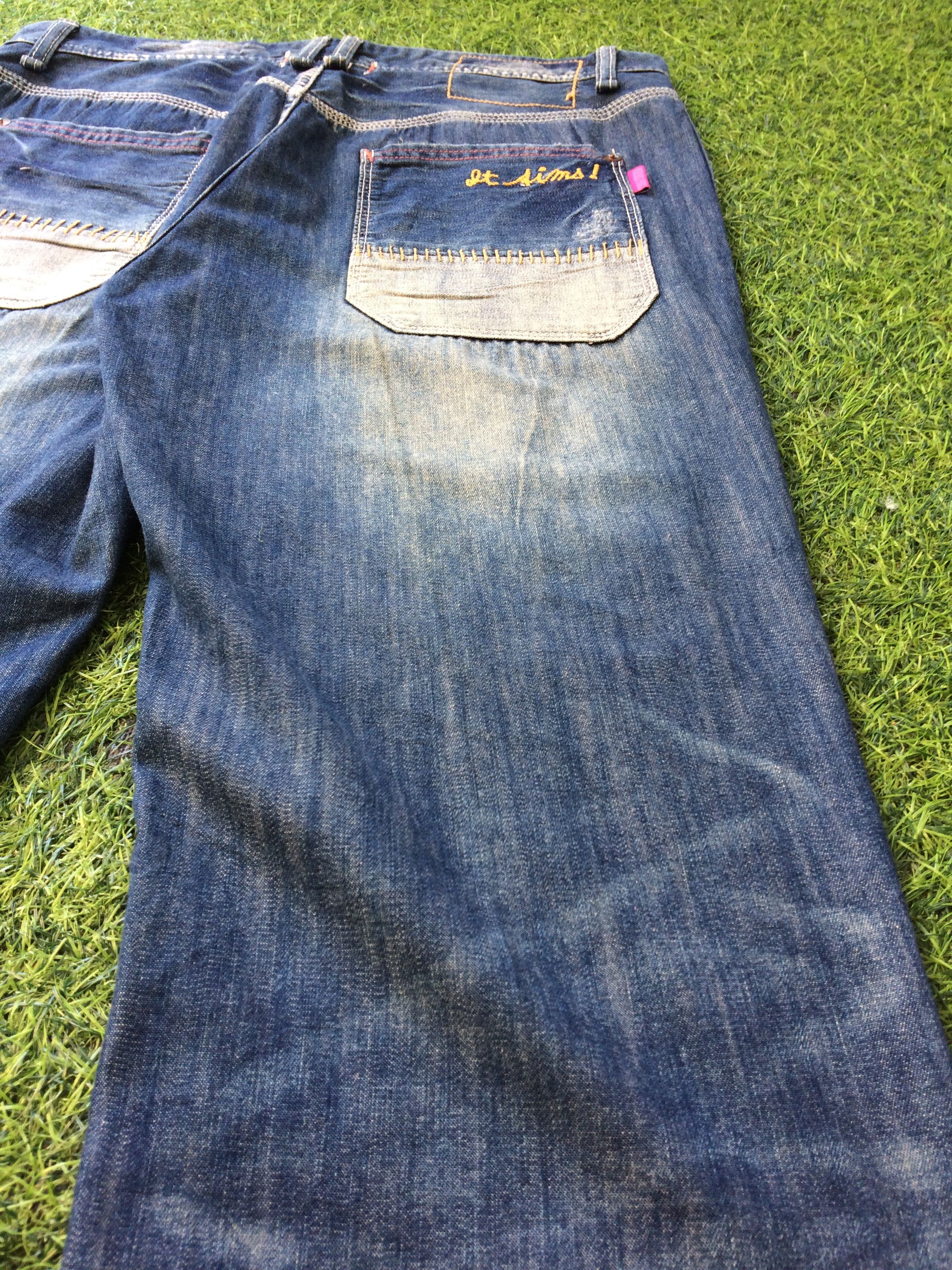 Japanese Brand × Unsound Rags Japanese Patchwork Workwear Jeans Pants D-527 Size US 33 - 9 Thumbnail