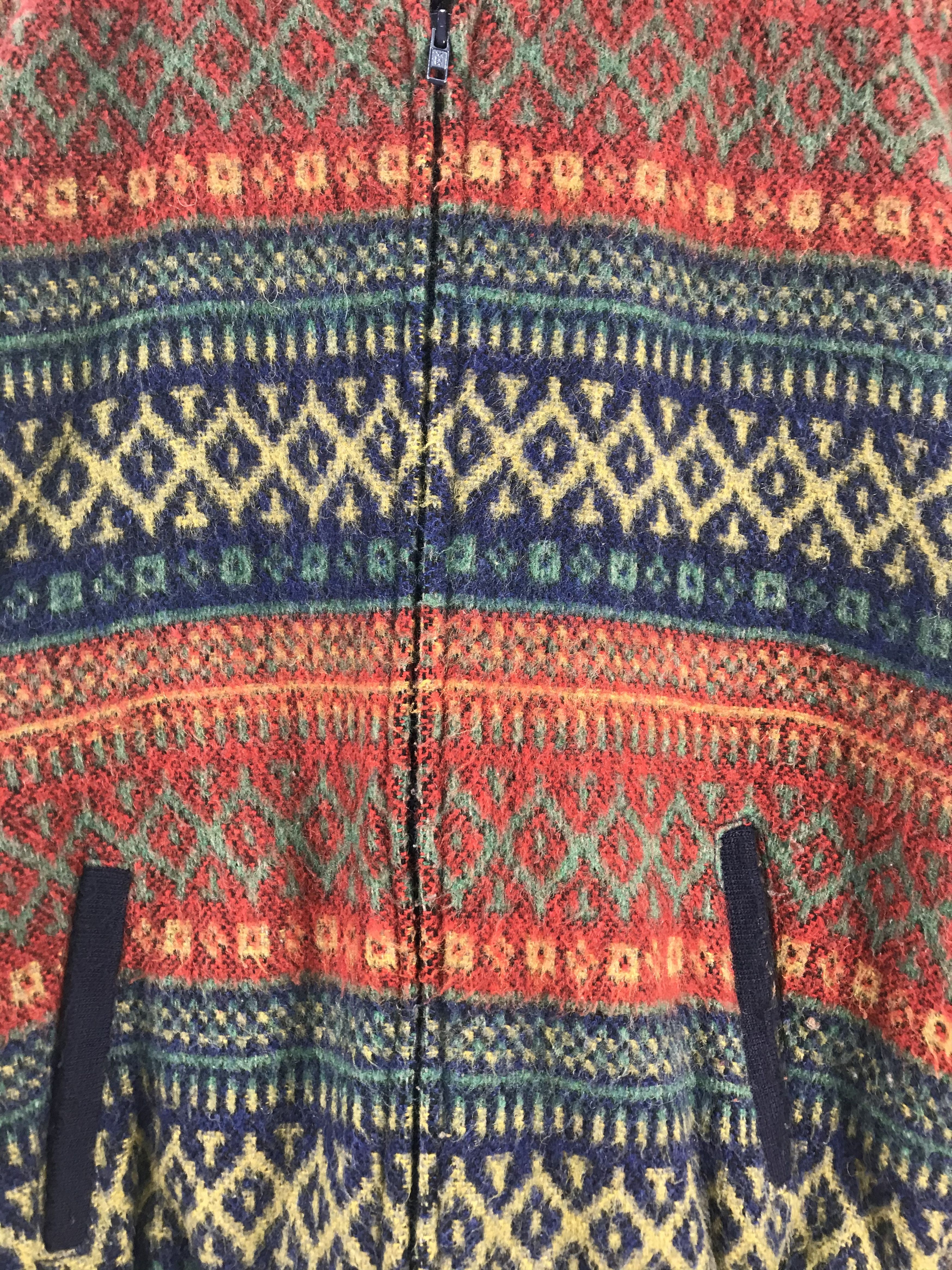 Schott Vintage Schott Wool Navajo Blanket Bomber Hoodies Jacket Size US M / EU 48-50 / 2 - 8 Thumbnail