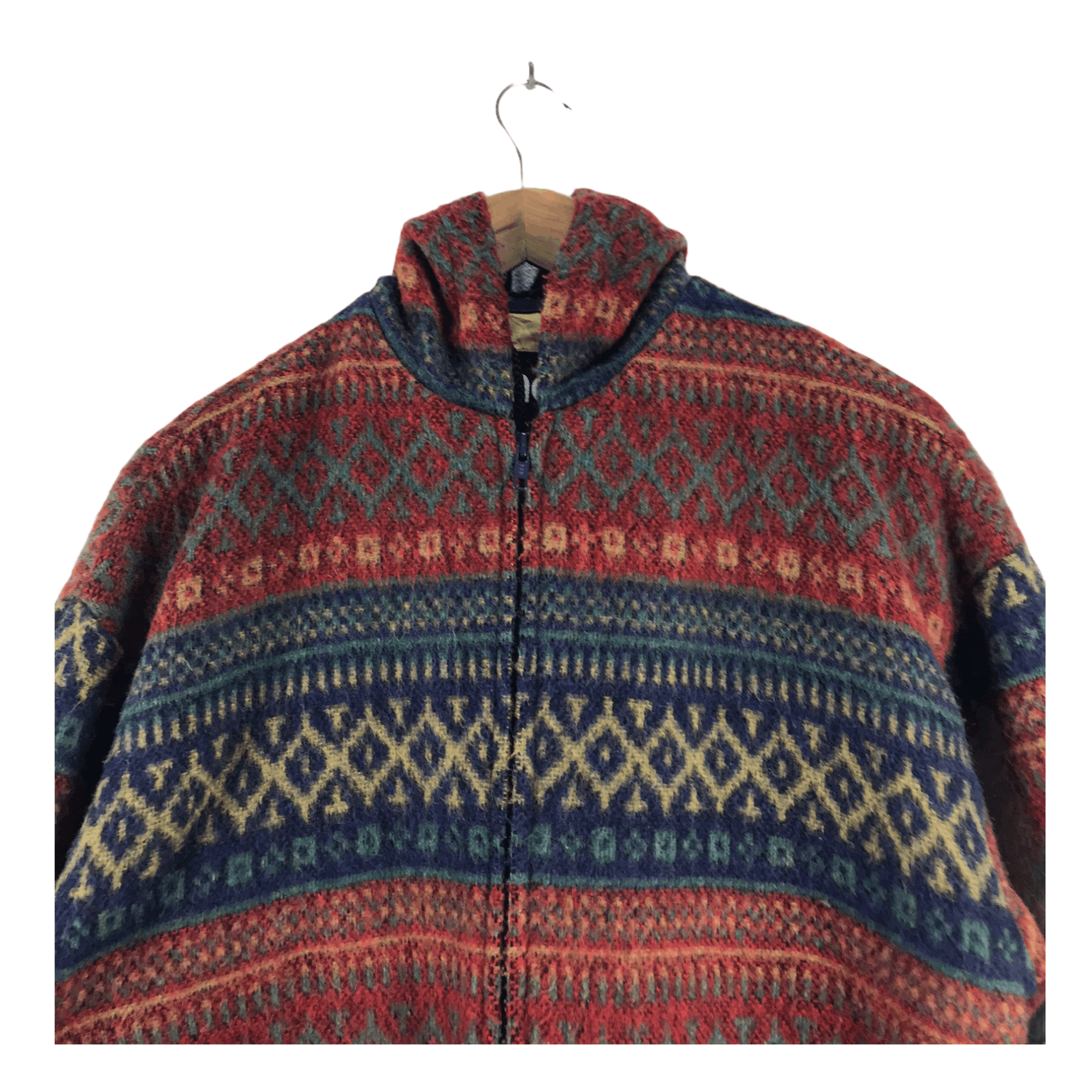 Schott Vintage Schott Wool Navajo Blanket Bomber Hoodies Jacket Size US M / EU 48-50 / 2 - 6 Thumbnail