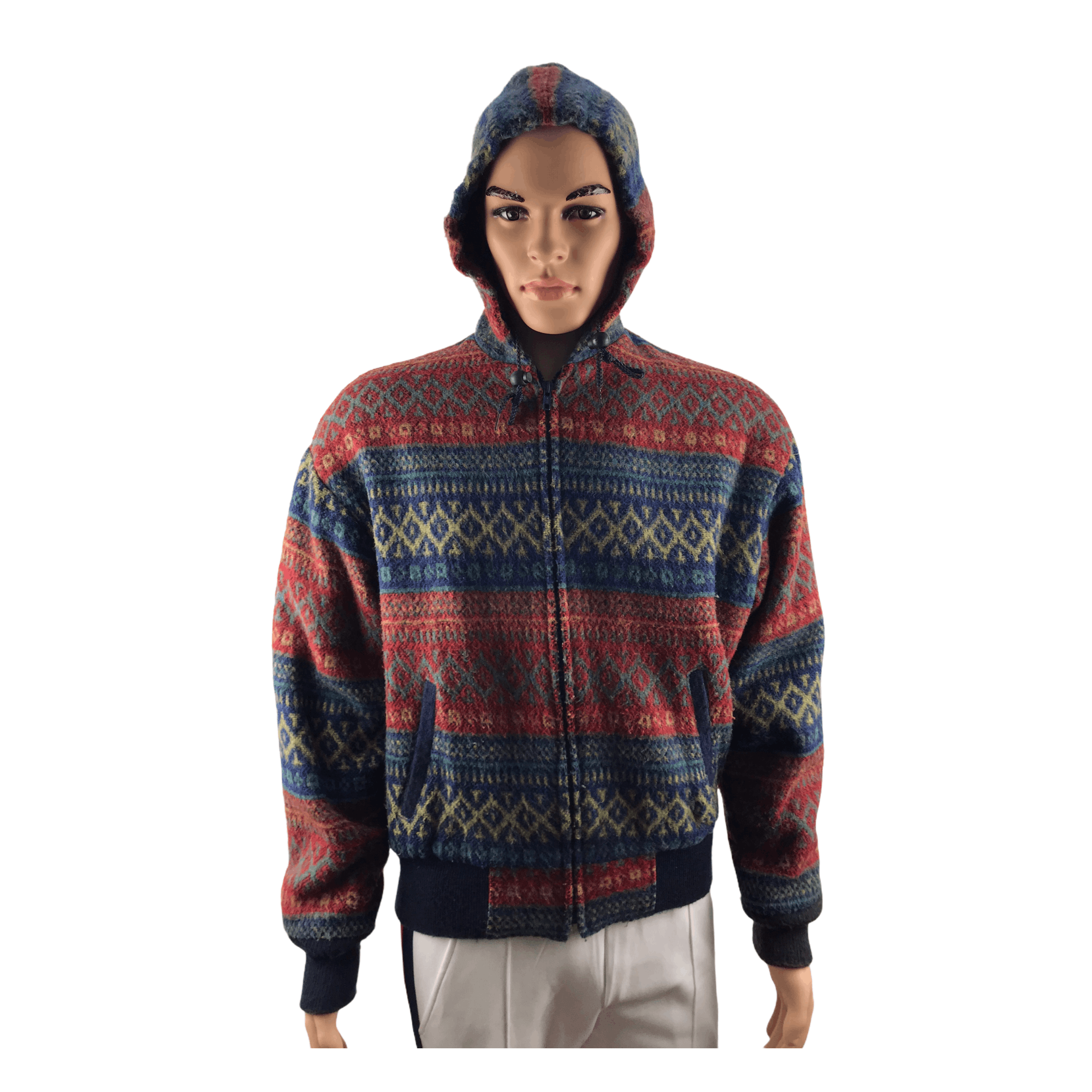 Schott Vintage Schott Wool Navajo Blanket Bomber Hoodies Jacket Size US M / EU 48-50 / 2 - 4 Thumbnail