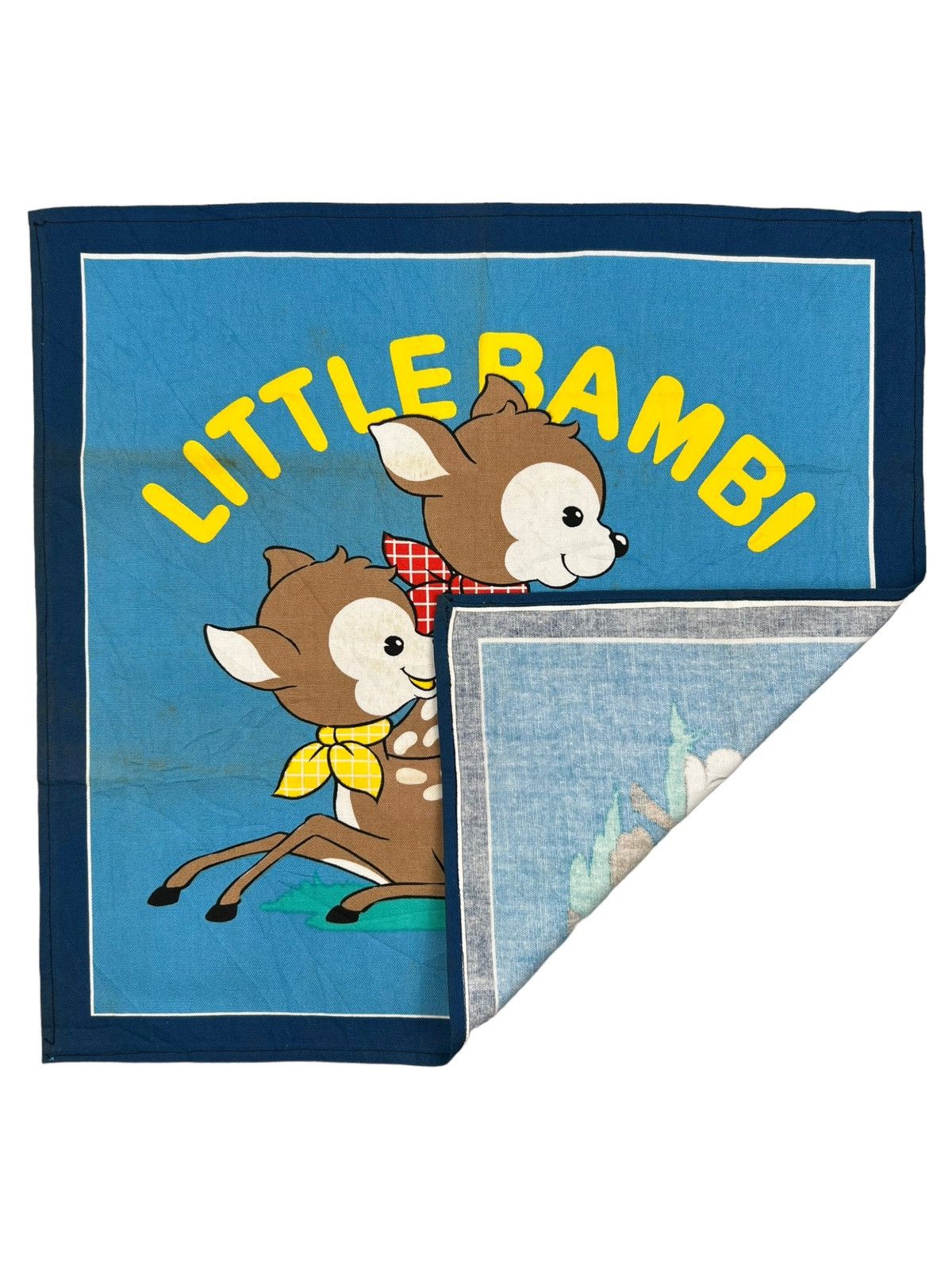 Japanese Brand Little Bambi Handkerchief Neckerchief Bandana Pocketsquare Size ONE SIZE - 2 Thumbnail