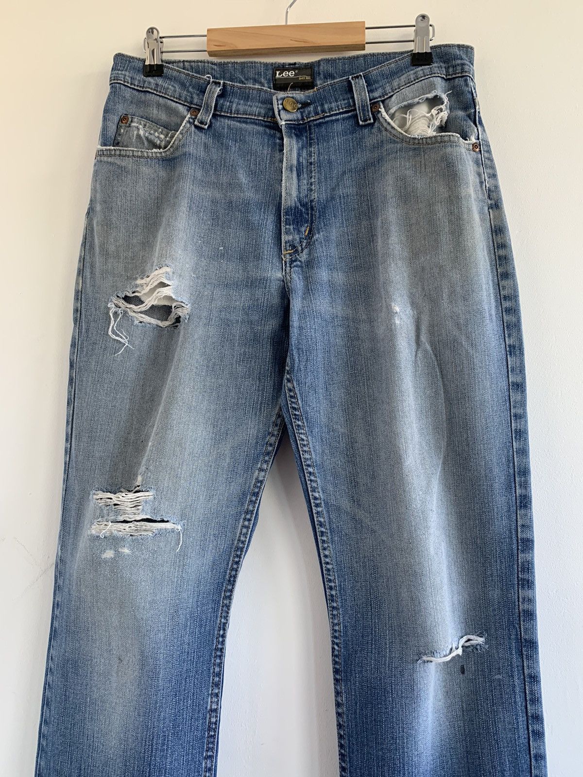 Lee Vintage Lee Distressed Jeans Size US 32 / EU 48 - 5 Thumbnail