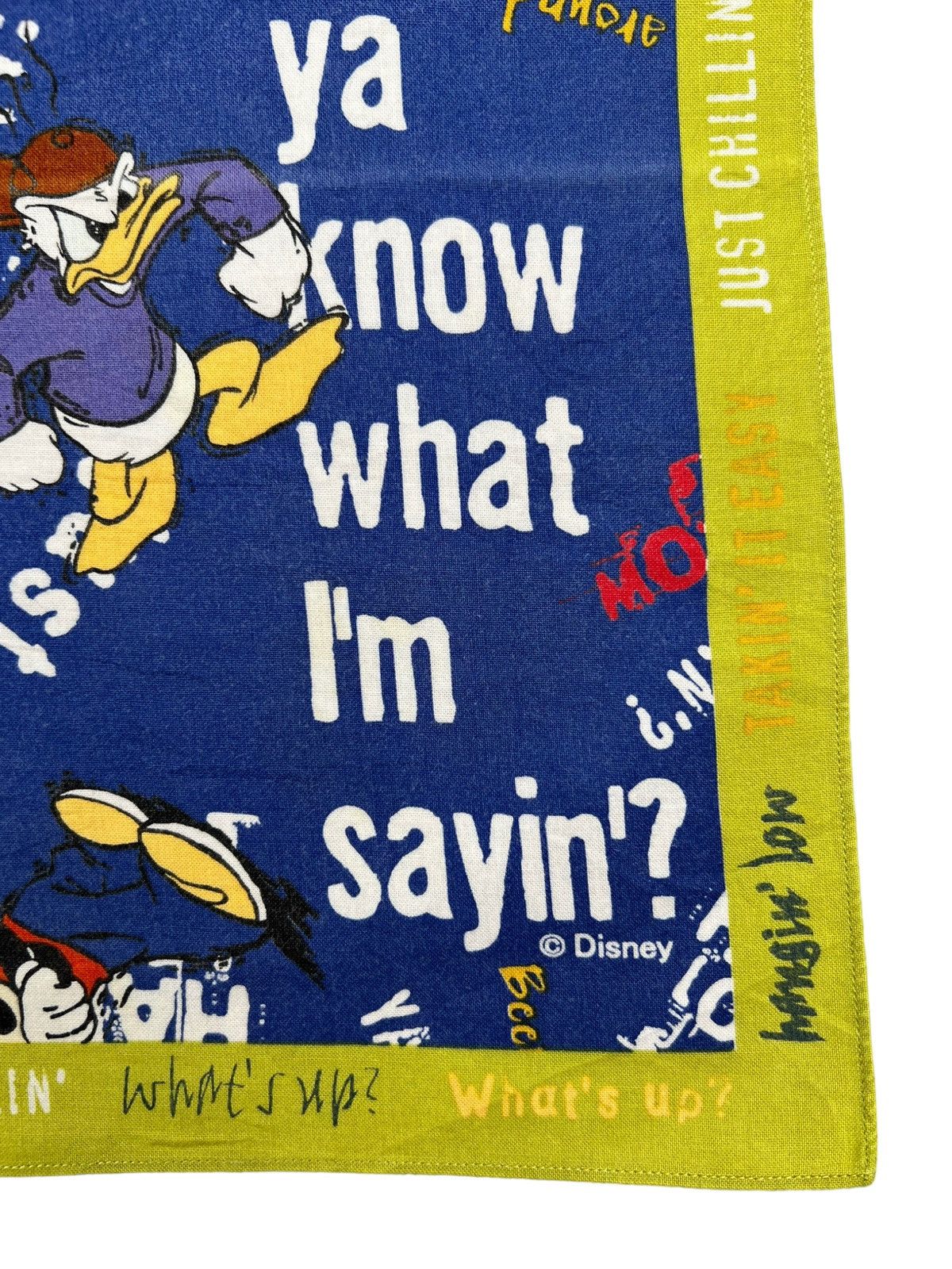 Disney Mickey Mouse Handkerchief Neckerchief Bandana Pocketsquare Size ONE SIZE - 2 Thumbnail