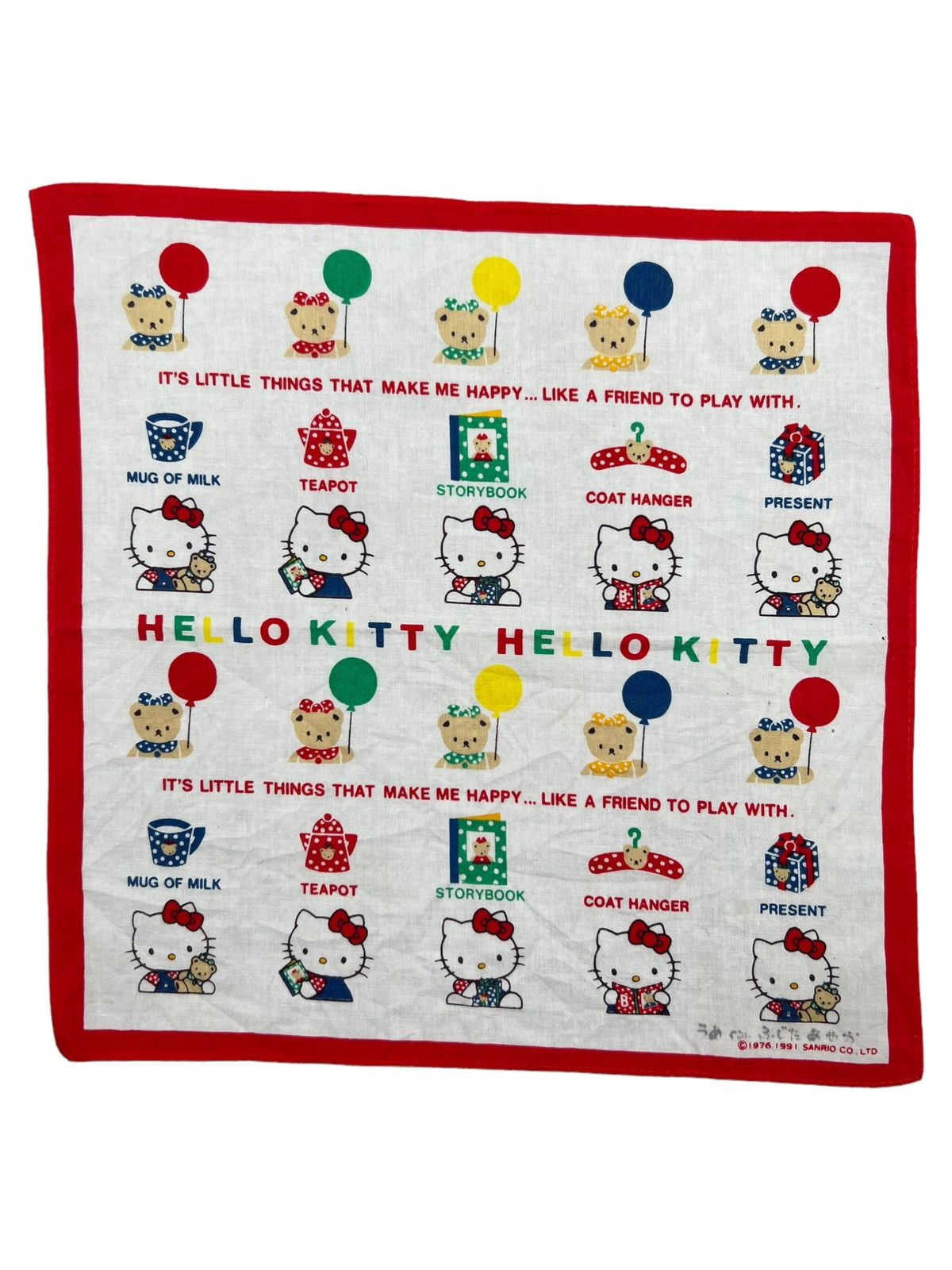 Hello Kitty Handkerchief Neckerchief Bandana Pocketsquare