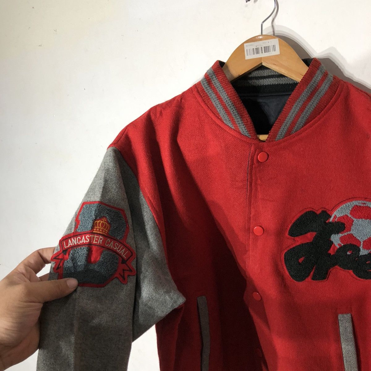 Japanese Brand Reversible Varisty Jacket LANCASTER Casual Size US S / EU 44-46 / 1 - 5 Thumbnail