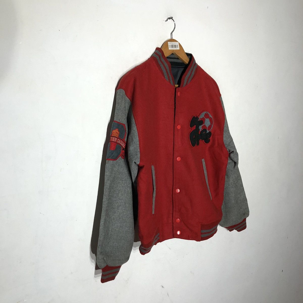 Japanese Brand Reversible Varisty Jacket LANCASTER Casual Size US S / EU 44-46 / 1 - 4 Thumbnail