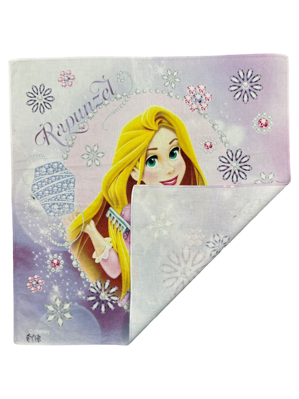 Disney Rapunzel Handkerchief Neckerchief Bandana Pocketsquare Size ONE SIZE - 3 Thumbnail