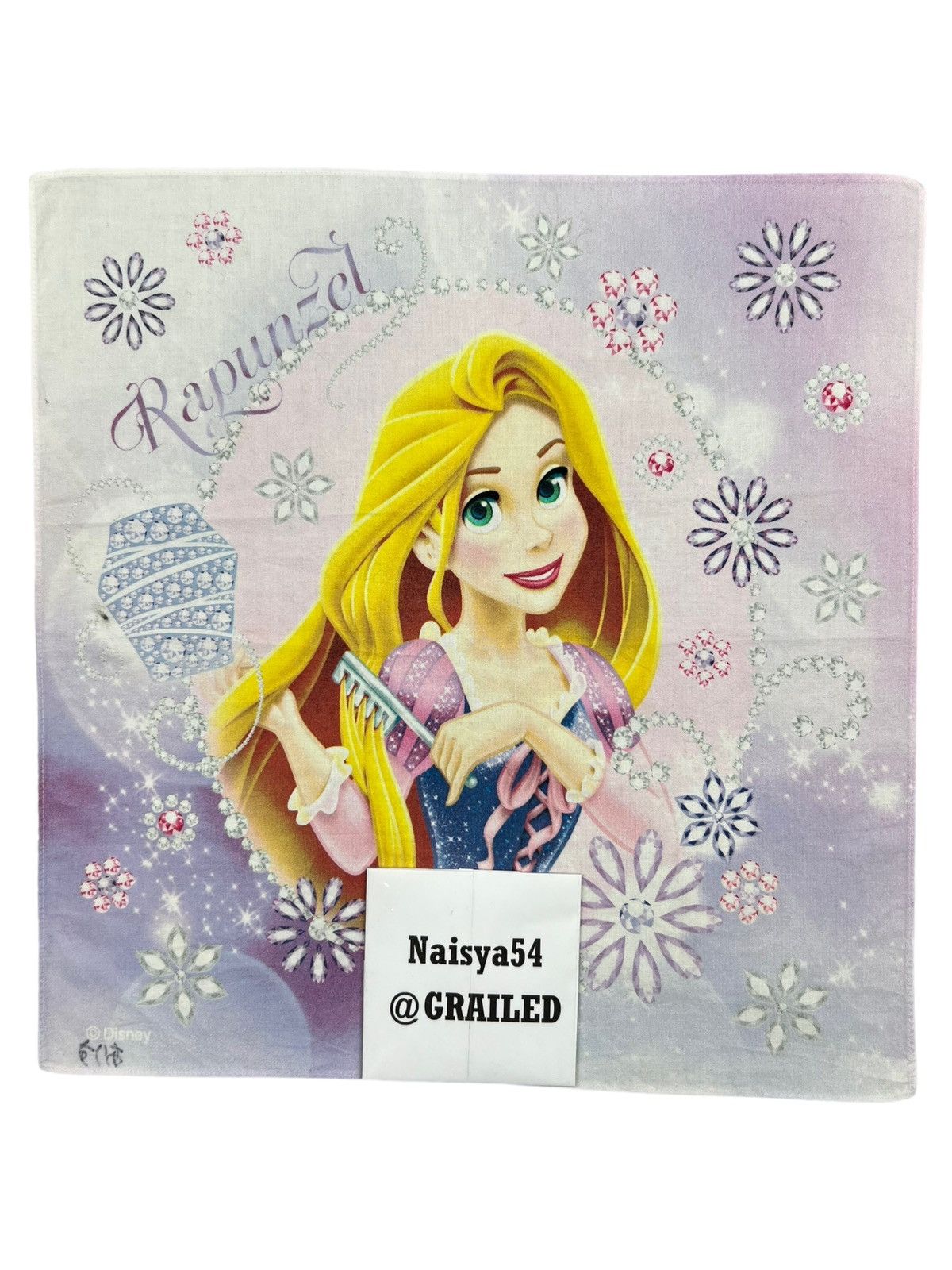 Disney Rapunzel Handkerchief Neckerchief Bandana Pocketsquare Size ONE SIZE - 5 Thumbnail