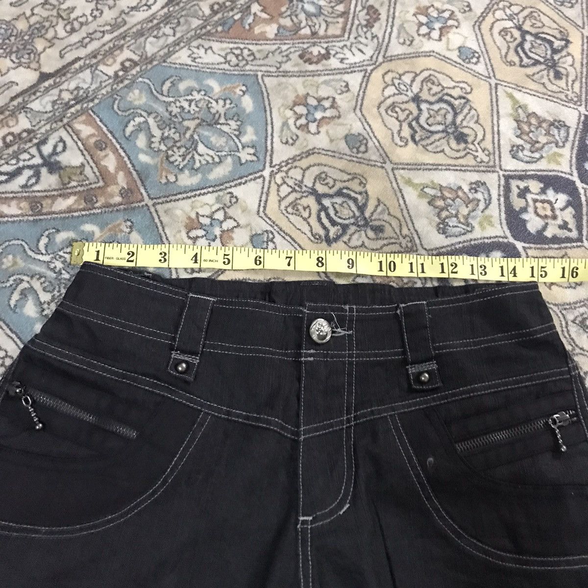 Japanese Brand ALGONQUINS Japan Studded Flare Pants Size US 28 / EU 44 - 19 Thumbnail