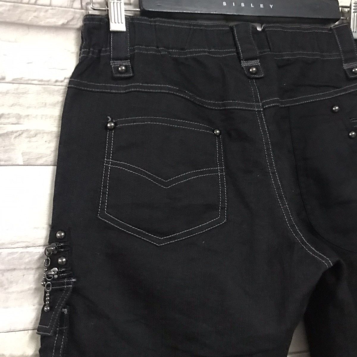 Japanese Brand ALGONQUINS Japan Studded Flare Pants Size US 28 / EU 44 - 13 Thumbnail