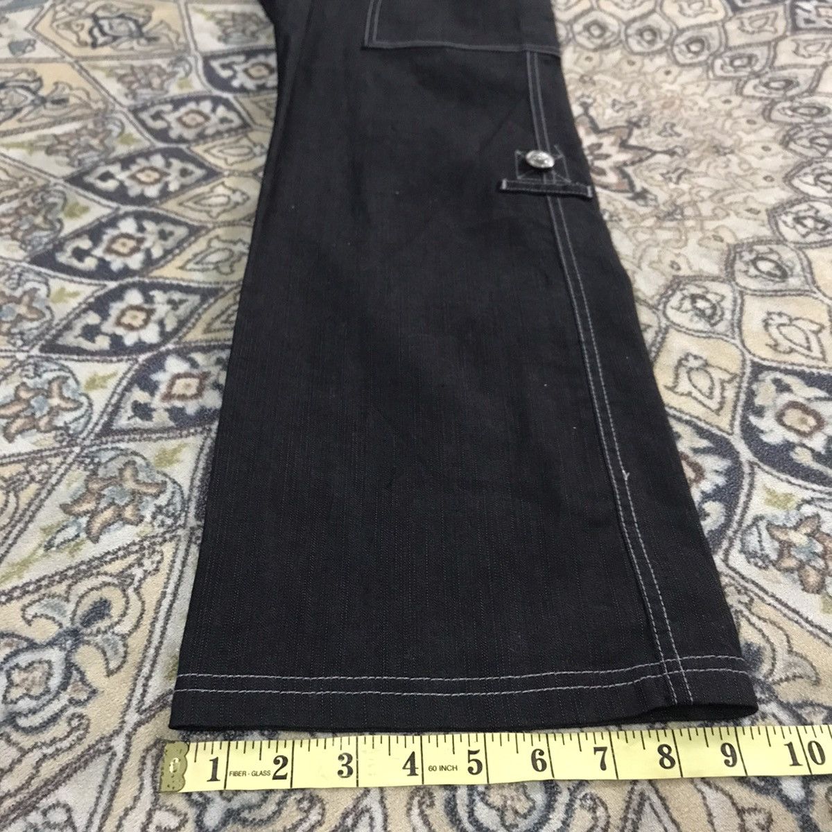 Japanese Brand ALGONQUINS Japan Studded Flare Pants Size US 28 / EU 44 - 24 Thumbnail