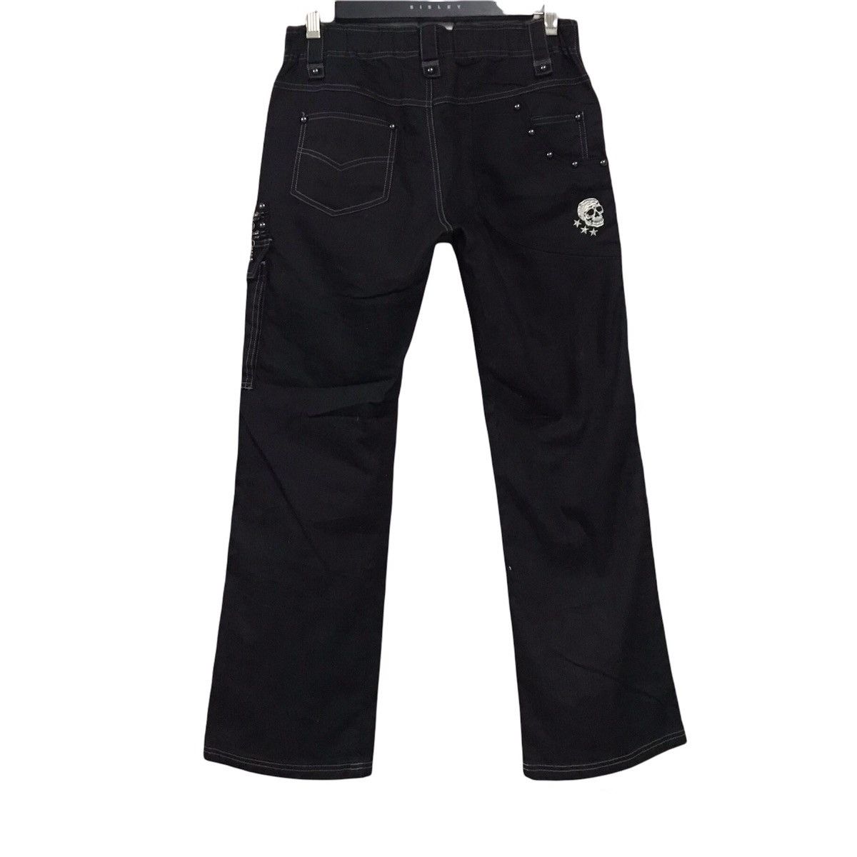 Japanese Brand ALGONQUINS Japan Studded Flare Pants Size US 28 / EU 44 - 2 Thumbnail