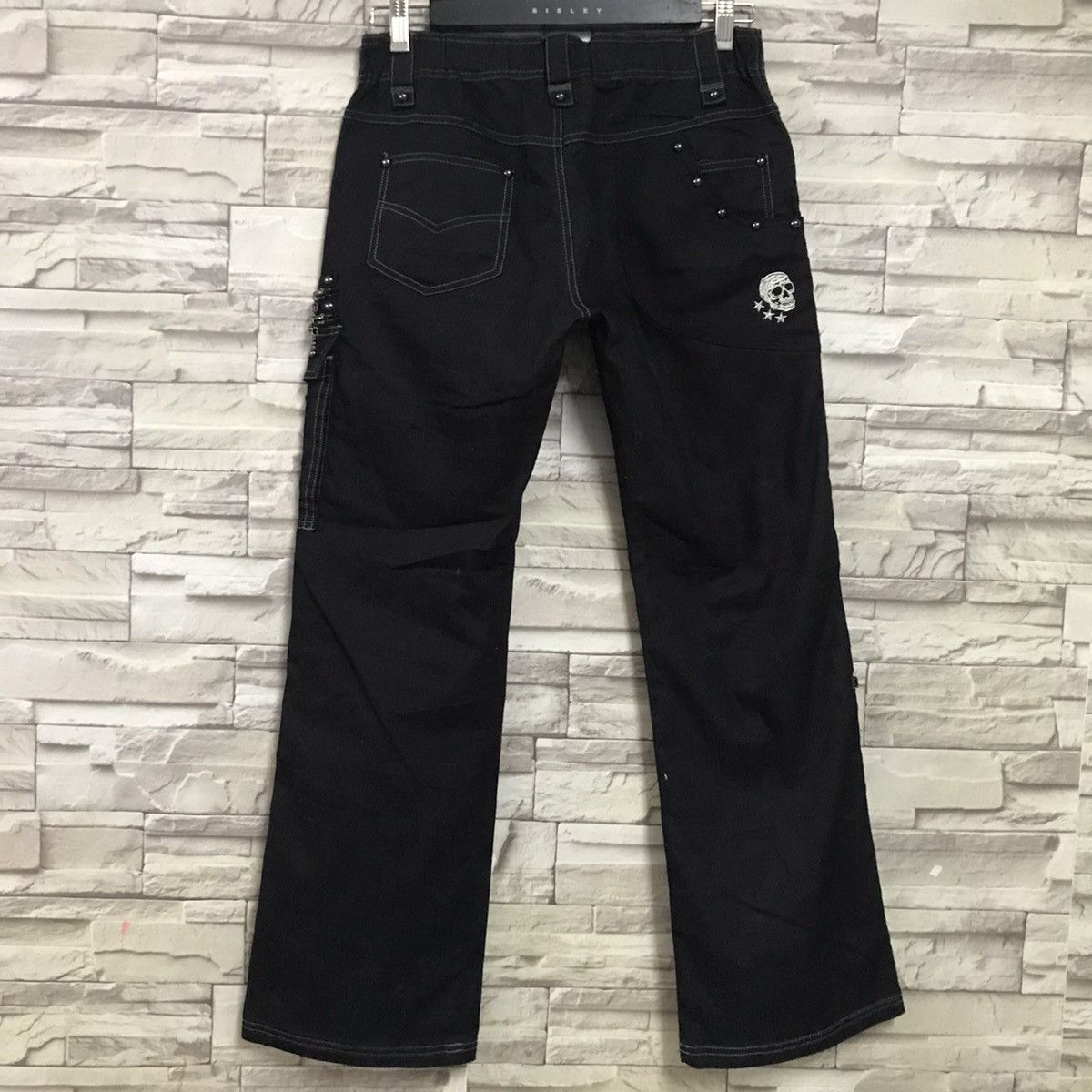 Japanese Brand ALGONQUINS Japan Studded Flare Pants Size US 28 / EU 44 - 10 Thumbnail