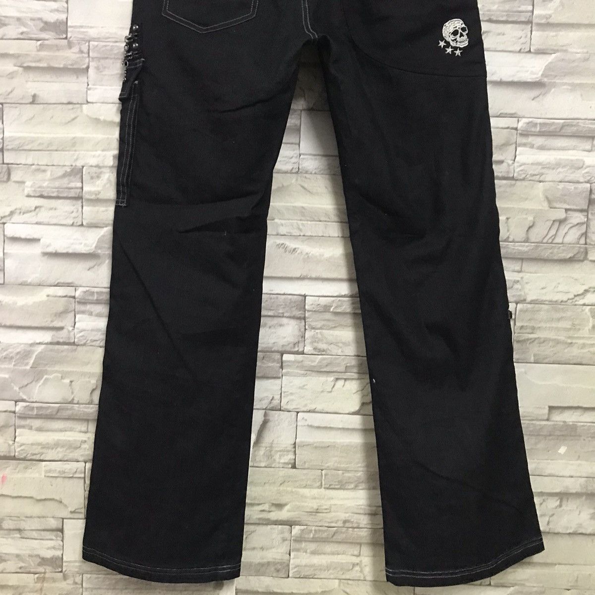 Japanese Brand ALGONQUINS Japan Studded Flare Pants Size US 28 / EU 44 - 14 Thumbnail