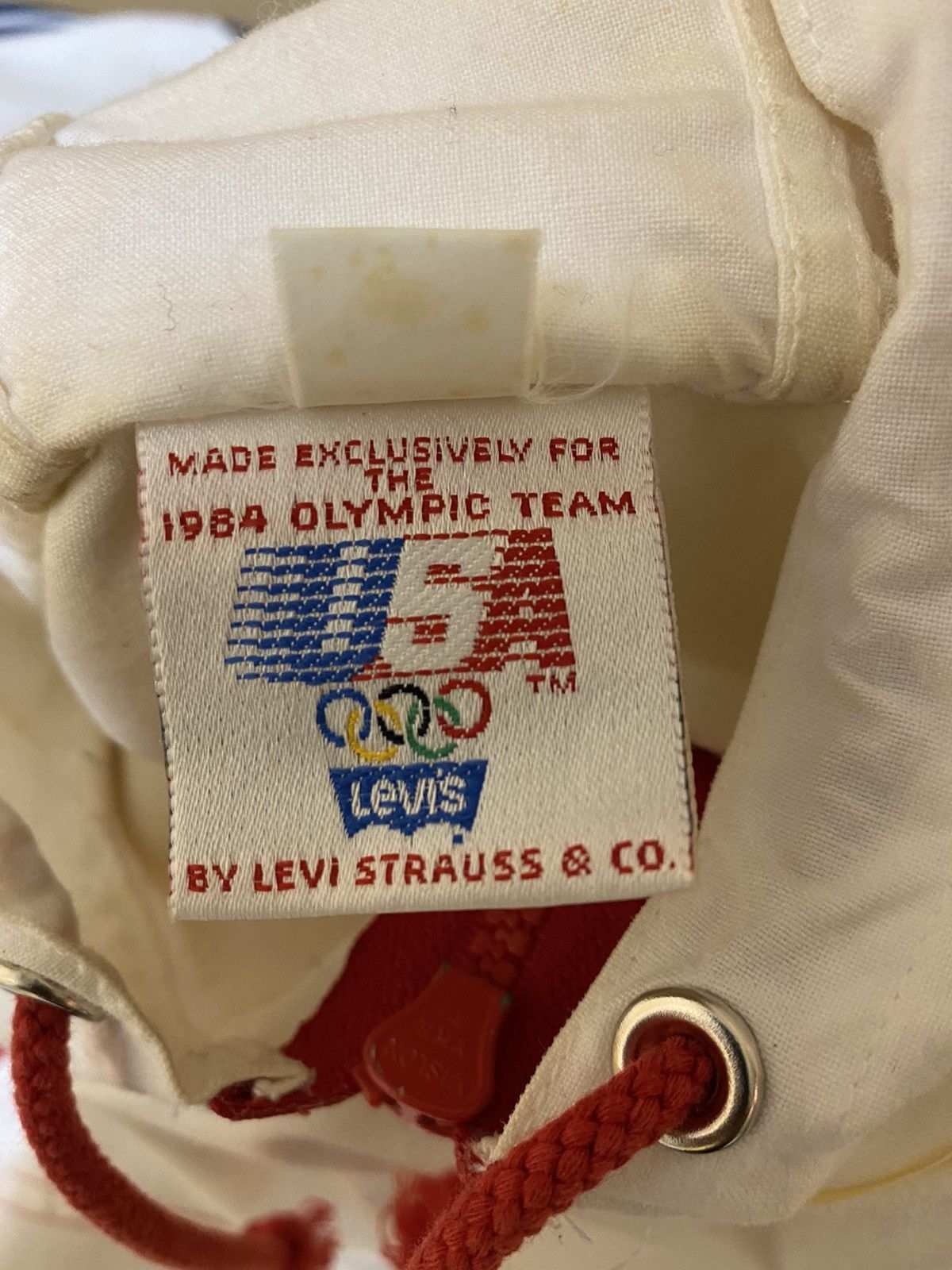 Levi's Vintage 80’s Levis Olympic USA Sweater-GK59 Size US S / EU 44-46 / 1 - 7 Thumbnail