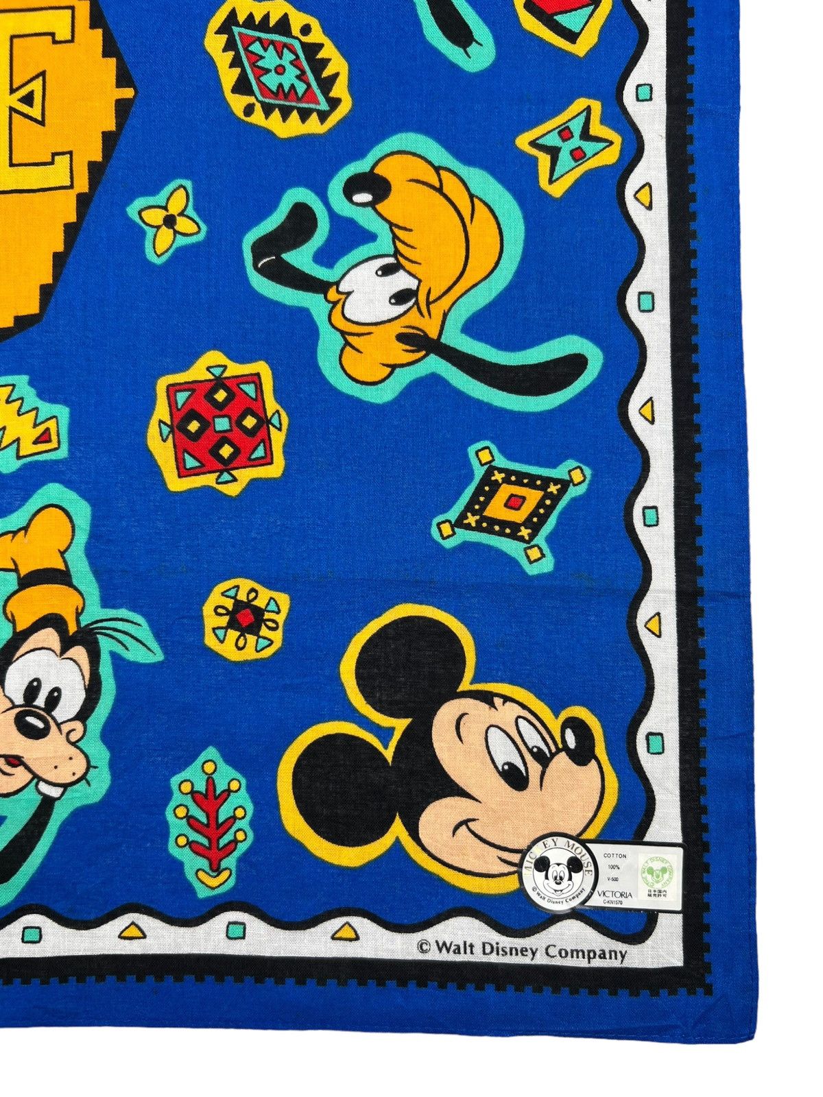 Disney Mickey Mouse Handkerchief Neckerchief Bandana Pocketsquare Size ONE SIZE - 2 Thumbnail
