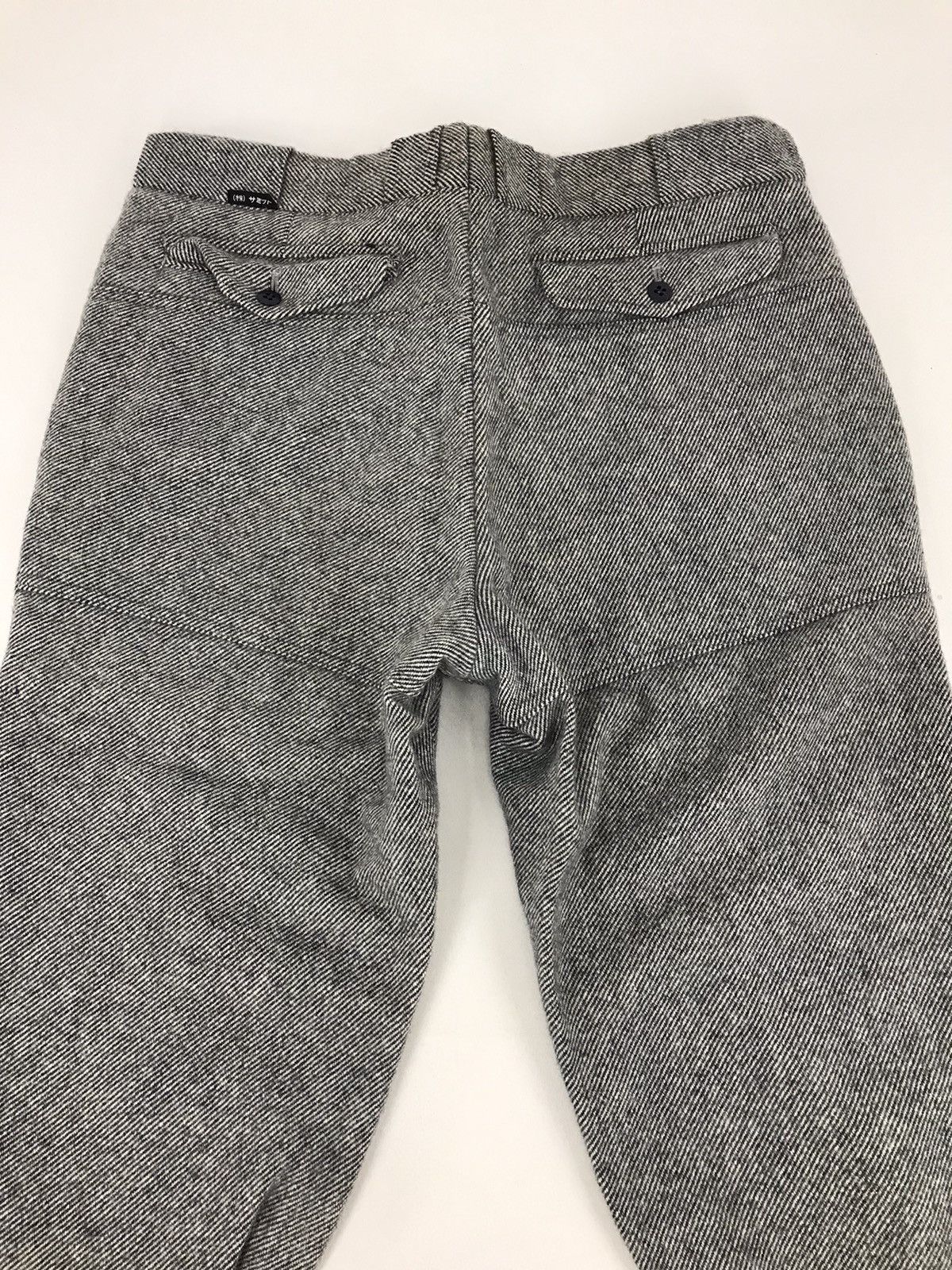 Japanese Brand × Vintage Vintage 90 Sommet Wool Woven Cropped Pants Japanese Brand Size US 33 - 3 Thumbnail