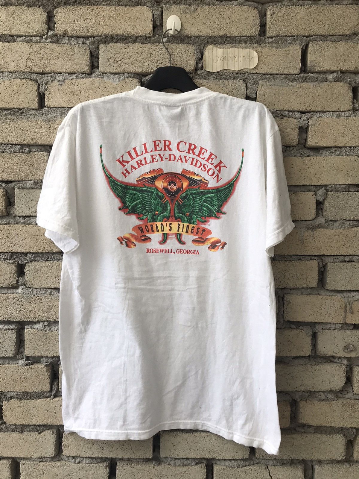 Harley Davidson × Vintage Vintage 90s Harley Davidson Killer Creek 1999 Made In USA Size US L / EU 52-54 / 3 - 1 Thumbnail