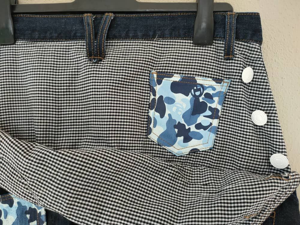 Japanese Brand Double Focus Double Waist Jeans Size US 30 / EU 46 - 4 Thumbnail