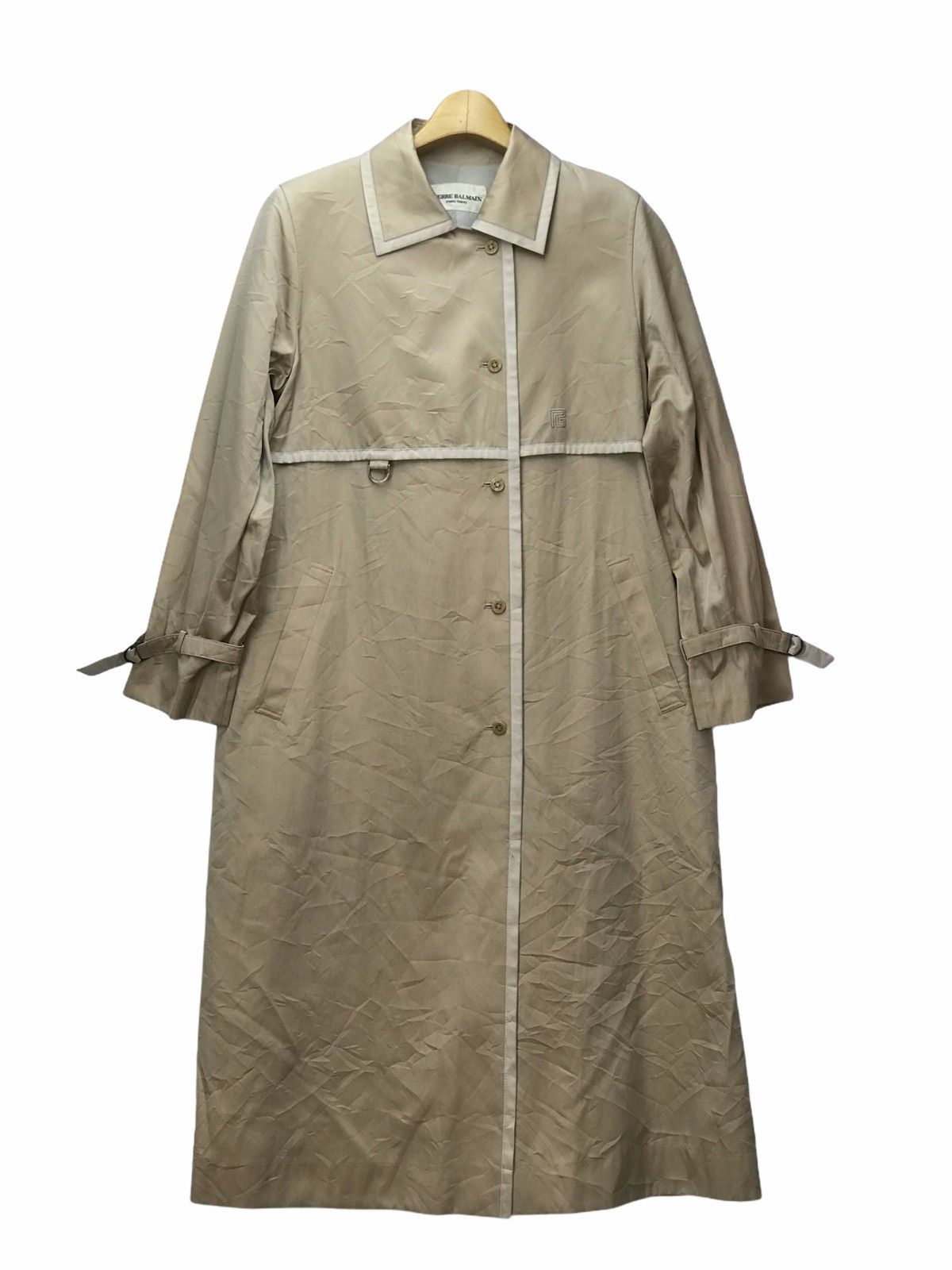 Balmain Vintage Pierre Balmain Tranch Coat Jacket Size US S / EU 44-46 / 1 - 2 Thumbnail
