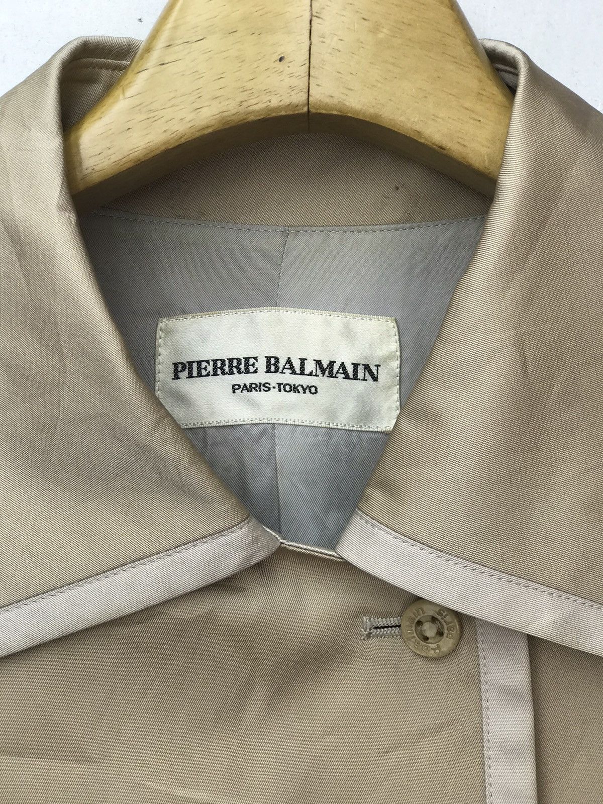 Balmain Vintage Pierre Balmain Tranch Coat Jacket Size US S / EU 44-46 / 1 - 4 Thumbnail