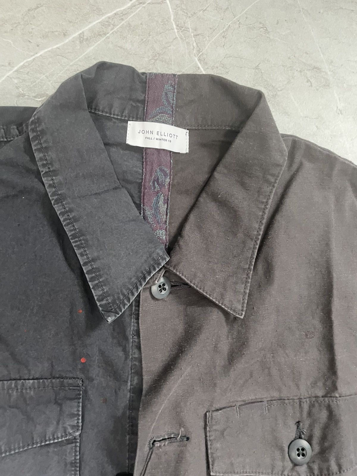 John Elliott FW18 Distressed military shirt L Size US L / EU 52-54 / 3 - 5 Thumbnail