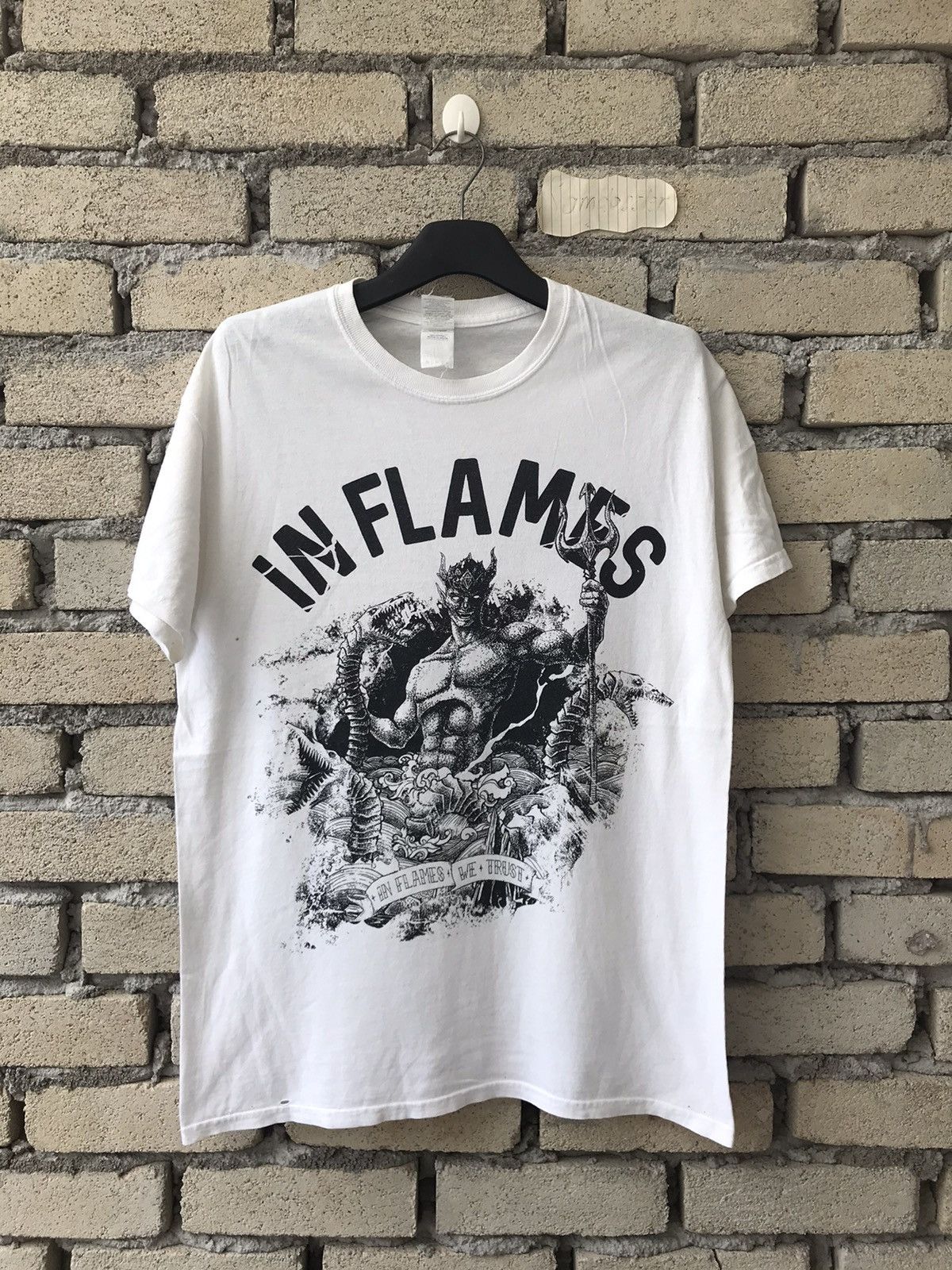 Band Tees × Gildan In Flames Band Tees We Trust Dragon Screen Size US M / EU 48-50 / 2 - 1 Thumbnail
