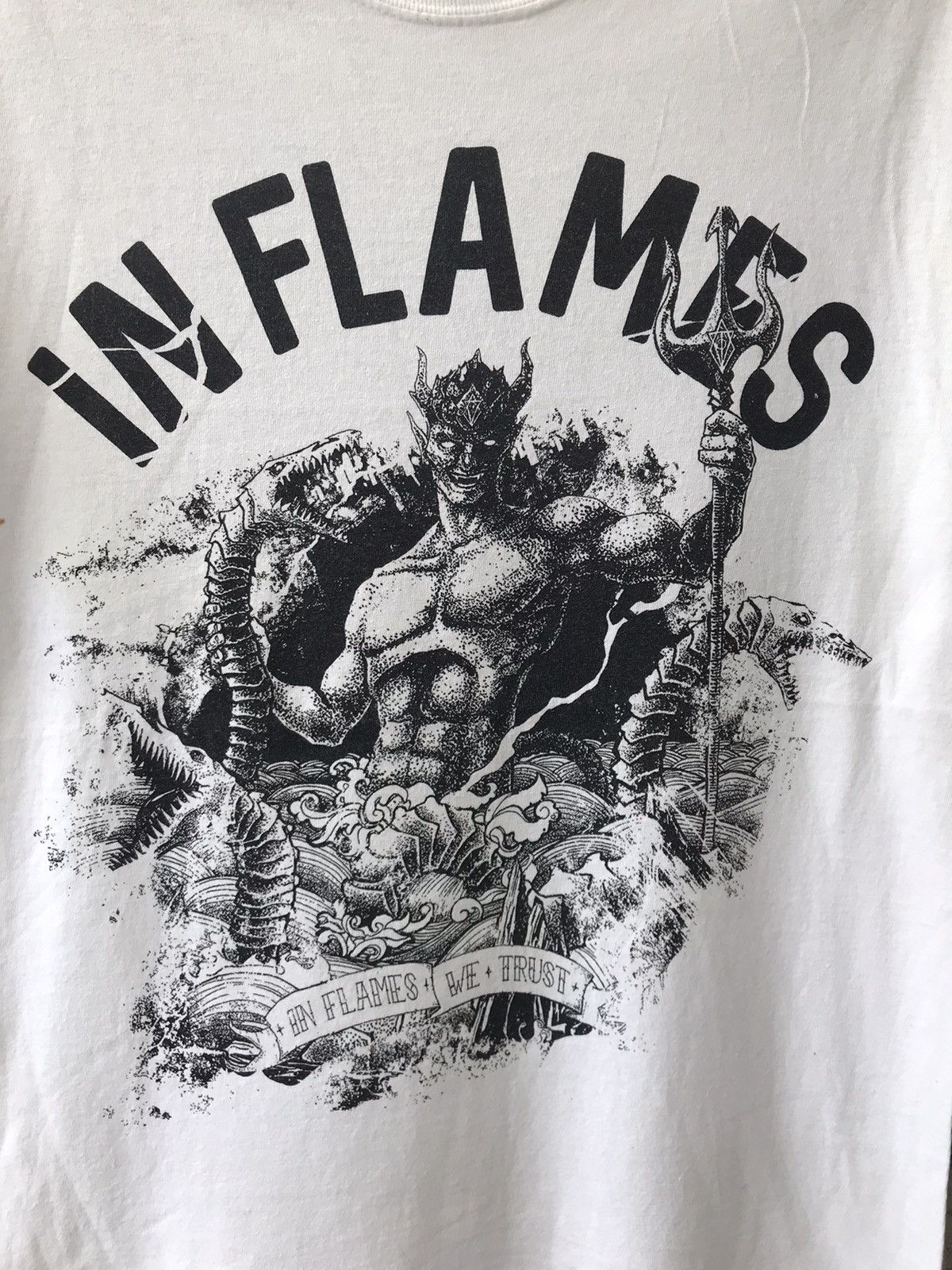 Band Tees × Gildan In Flames Band Tees We Trust Dragon Screen Size US M / EU 48-50 / 2 - 2 Thumbnail