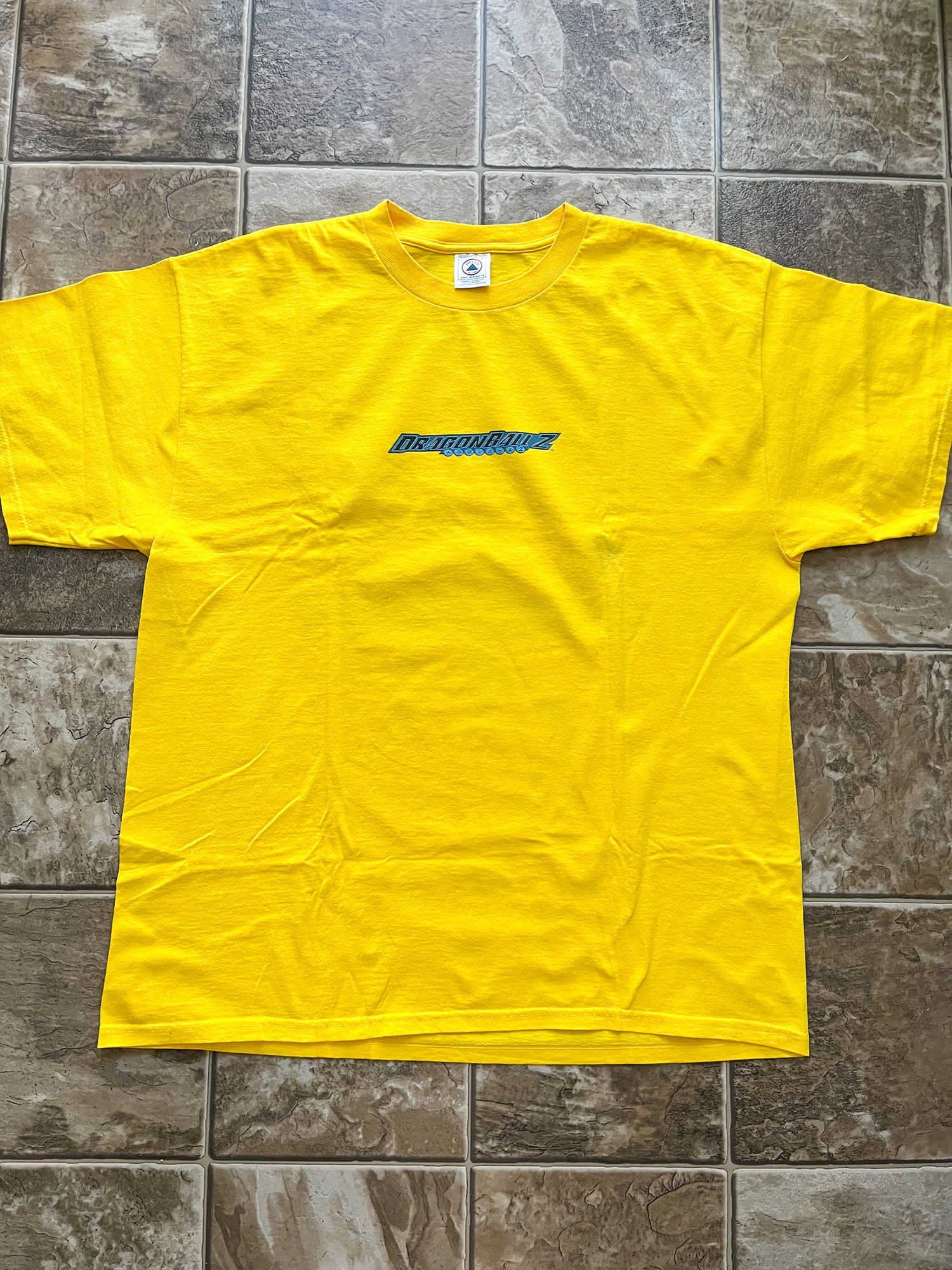 Vintage Vintage Dragon Ball Z 2000 Tee Shirt Yellow Gogeta XL Size US XL / EU 56 / 4 - 2 Thumbnail