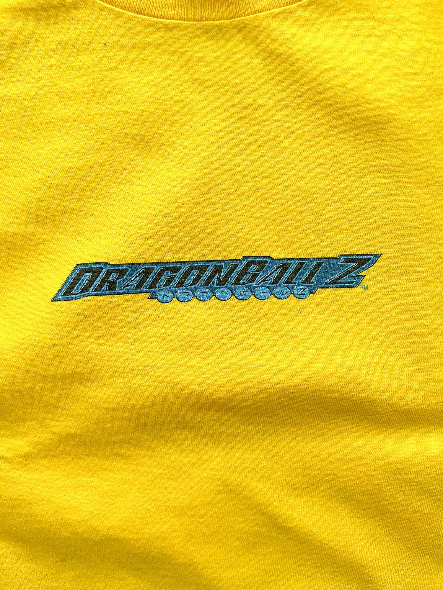 Vintage Vintage Dragon Ball Z 2000 Tee Shirt Yellow Gogeta XL Size US XL / EU 56 / 4 - 4 Thumbnail