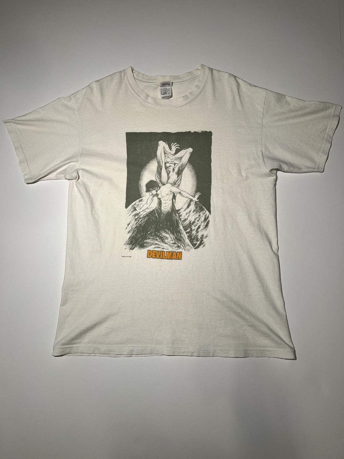 image of Vintage 1990’S Devilman Crybaby Tee in White, Men's (Size XL)