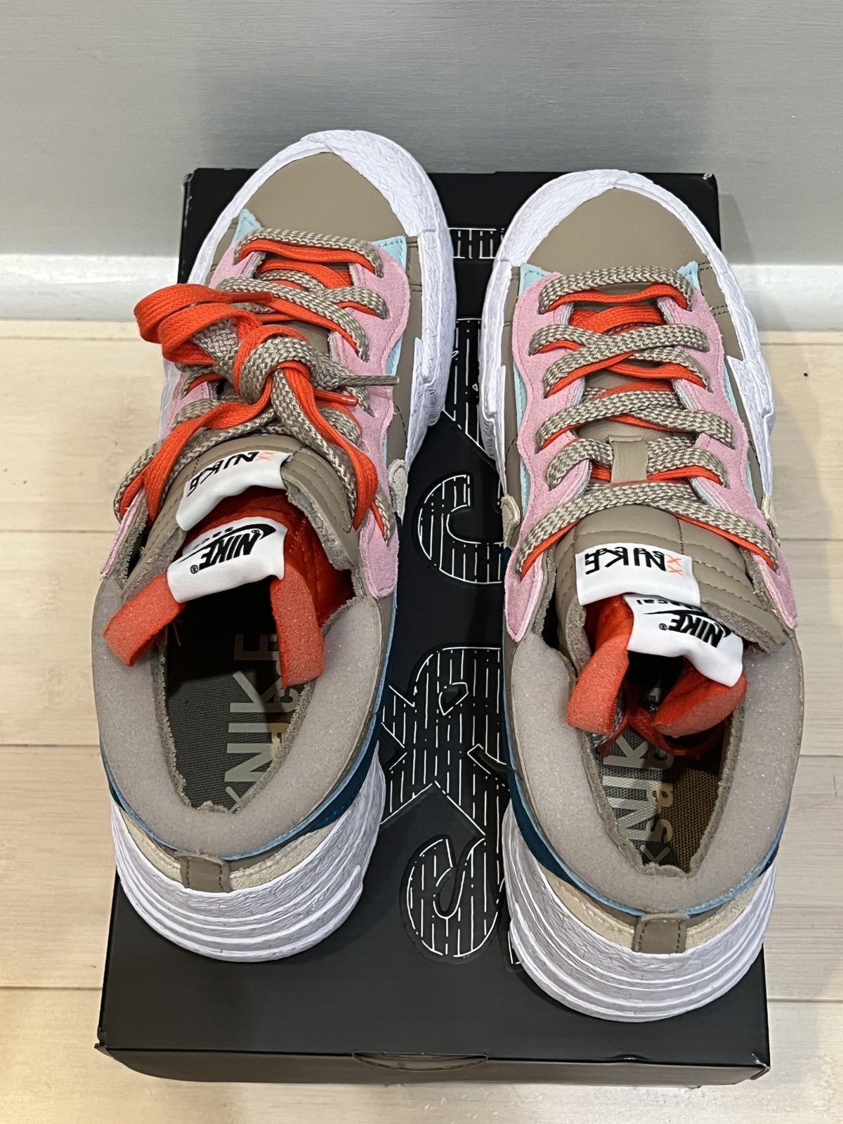 Kaws × Nike × Sacai Nike Blazer Low Sacai x Kaws Size US 9.5 / EU 42-43 - 6 Thumbnail