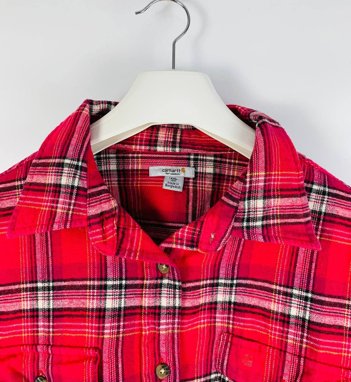 Carhartt Carhartt button ups checkered red XXL Size XXL / US 16-18 / IT 52-54 - 2 Thumbnail