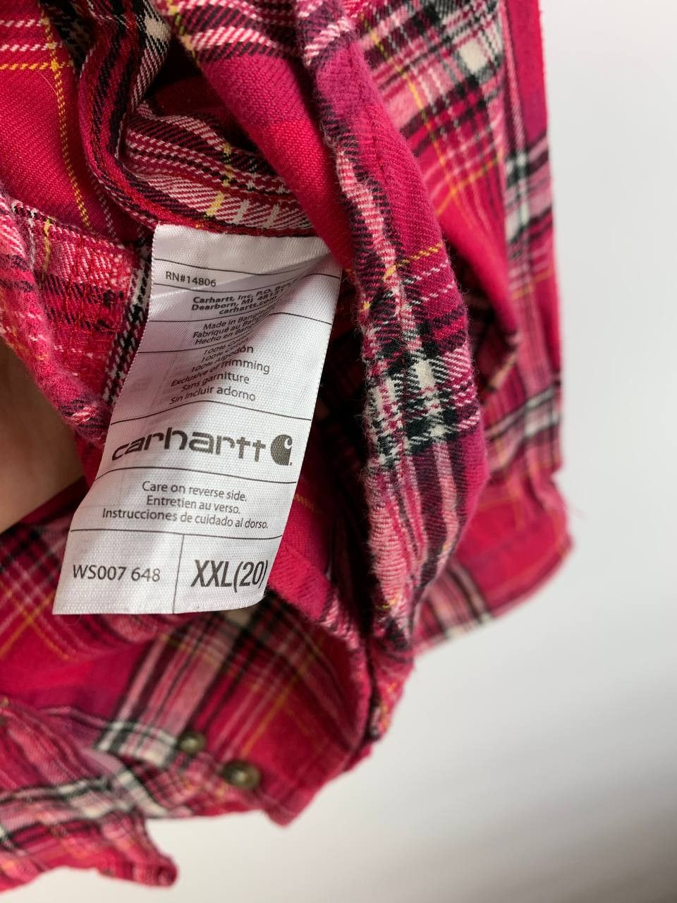 Carhartt Carhartt button ups checkered red XXL Size XXL / US 16-18 / IT 52-54 - 9 Thumbnail