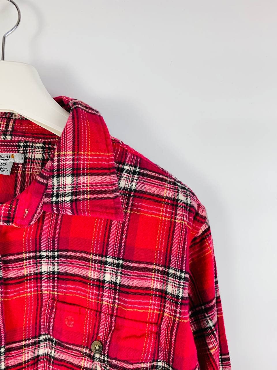 Carhartt Carhartt button ups checkered red XXL Size XXL / US 16-18 / IT 52-54 - 4 Thumbnail