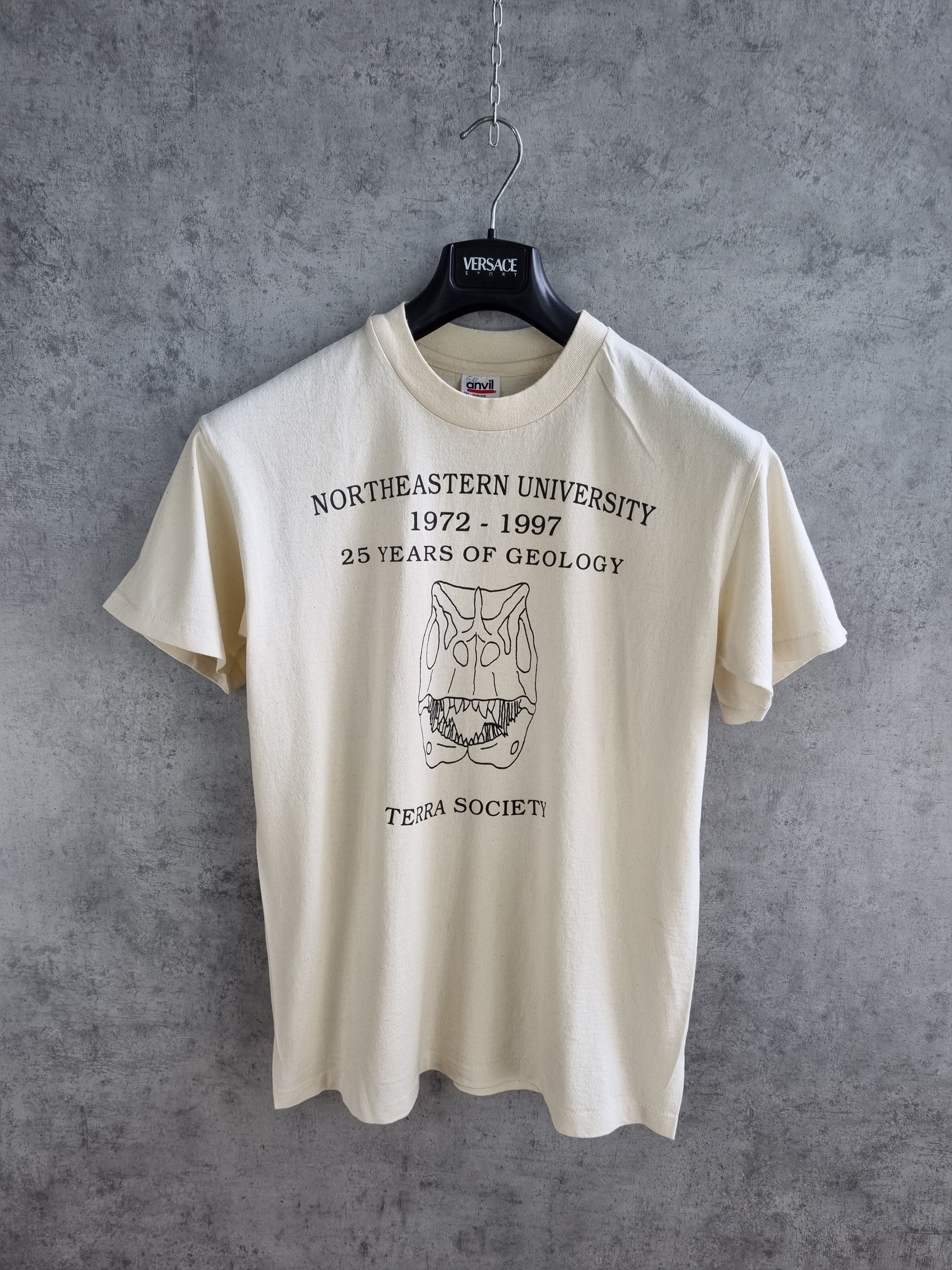 Vintage 90s Very Rare Geology Single stitch print tee shirt Size US L / EU 52-54 / 3 - 3 Thumbnail