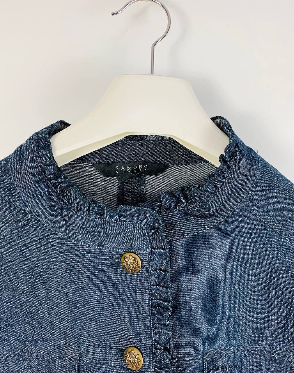Sandro Sandro blouses blue cotton 1x Size M / US 6-8 / IT 42-44 - 2 Thumbnail