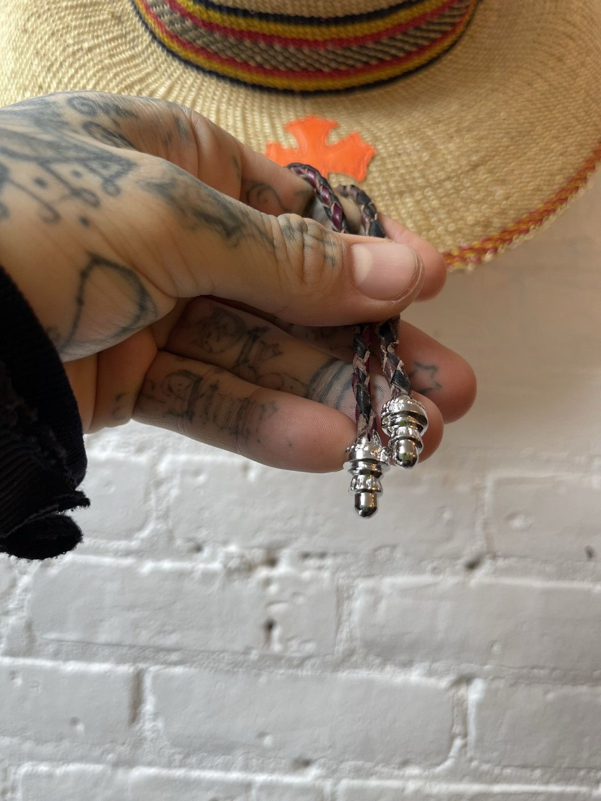 Chrome Hearts Chrome Hearts 1/8 2023 STRAW VACATION HAT CROSS PATCH 4G Size ONE SIZE - 8 Thumbnail
