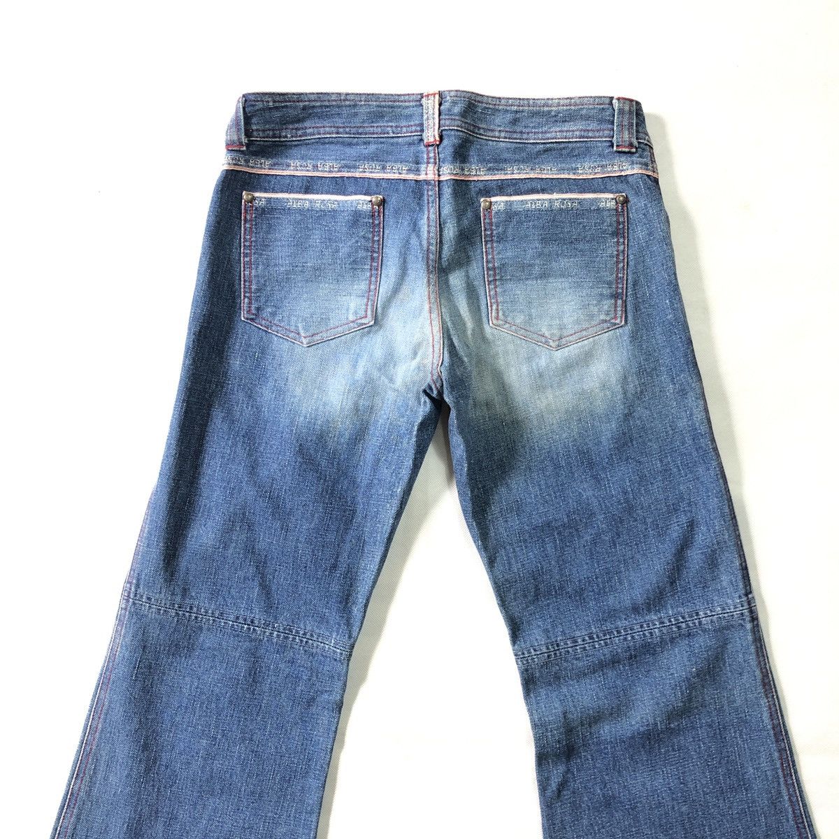 20471120 × Japanese Brand Alba Rosa Selvedge Flare Jeans Size 29" - 4 Thumbnail