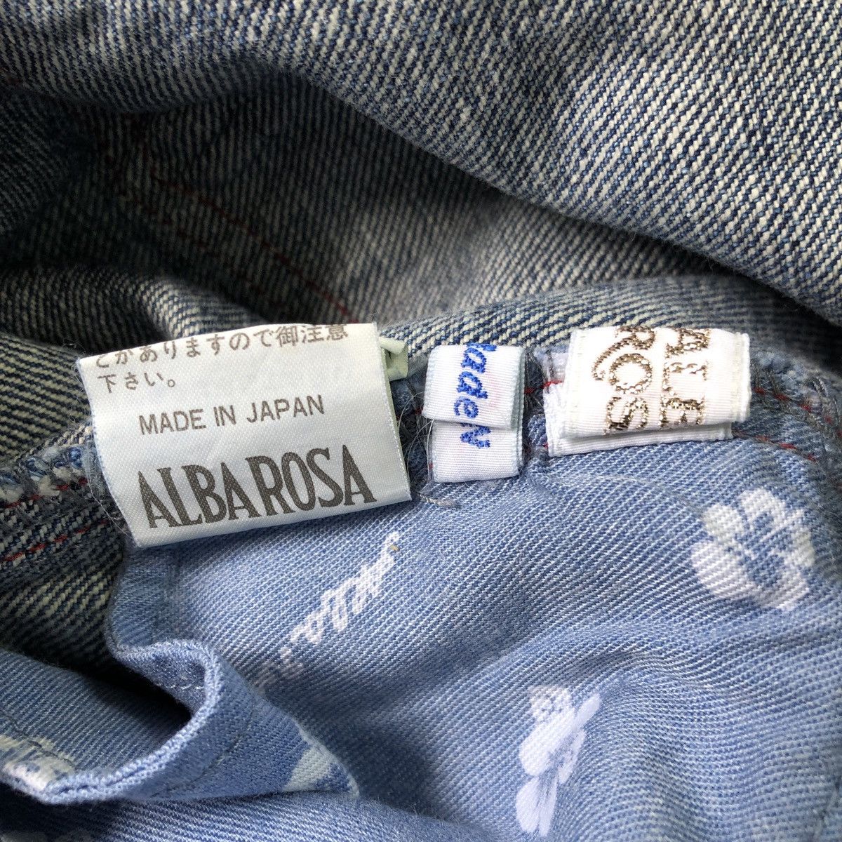 20471120 × Japanese Brand Alba Rosa Selvedge Flare Jeans Size 29" - 10 Thumbnail