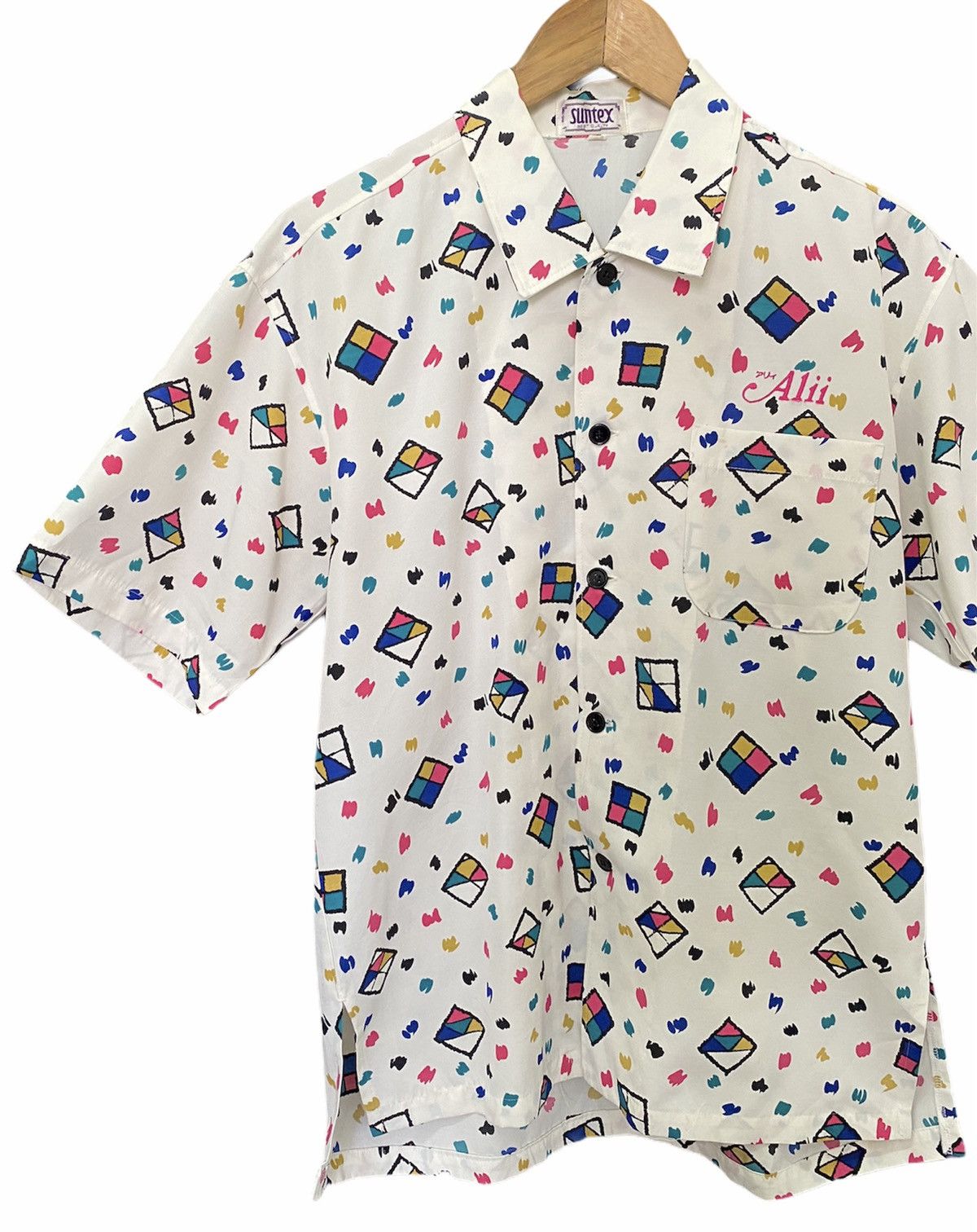 Vintage 🏖 Summer Vintage Hawaiian Nice Design Art Camp Collar Shirt Size US M / EU 48-50 / 2 - 4 Thumbnail