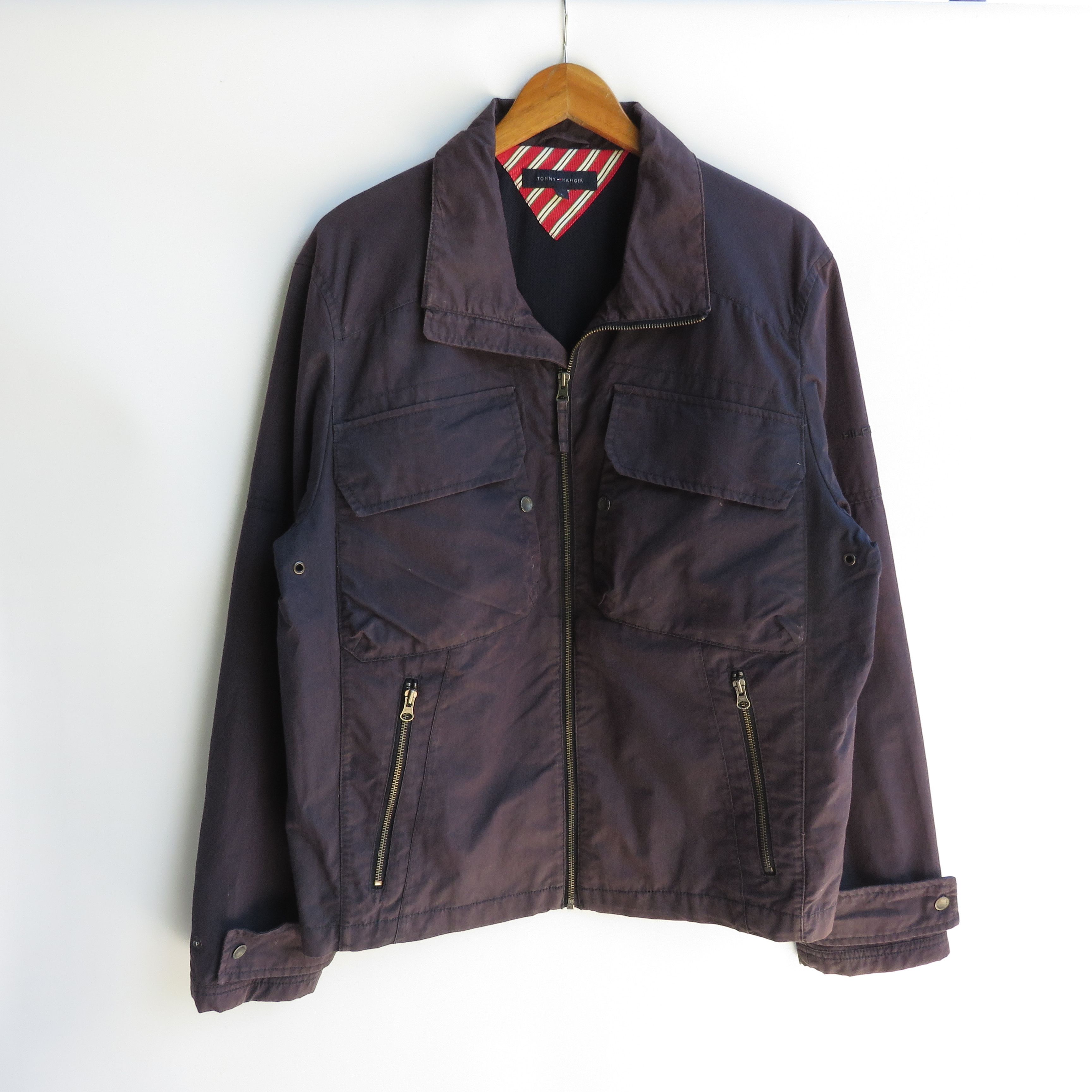 Tommy Hilfiger × Vintage Tommy Hilfiger Sun Faded Jacket Size US L / EU 52-54 / 3 - 3 Thumbnail
