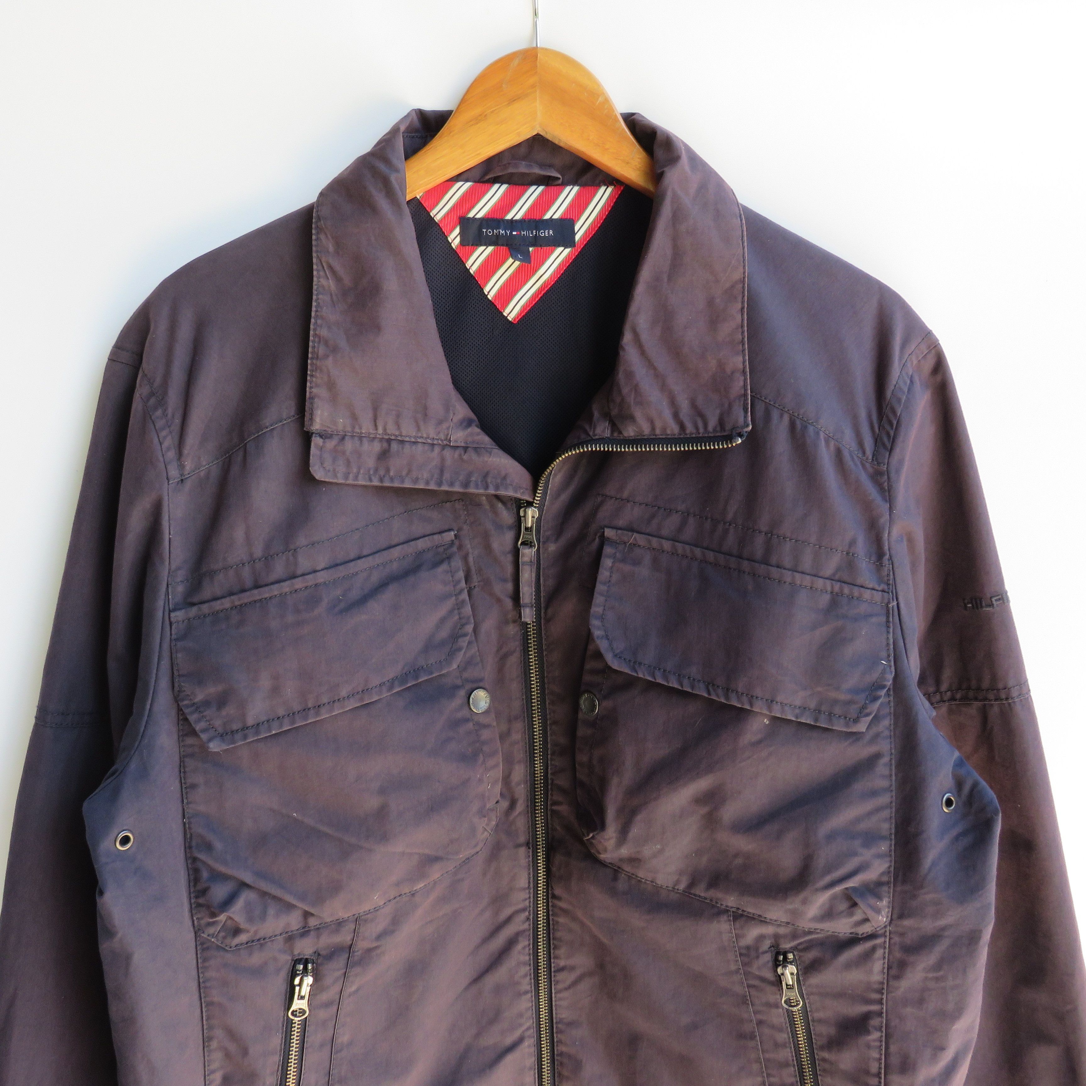 Tommy Hilfiger × Vintage Tommy Hilfiger Sun Faded Jacket Size US L / EU 52-54 / 3 - 4 Thumbnail