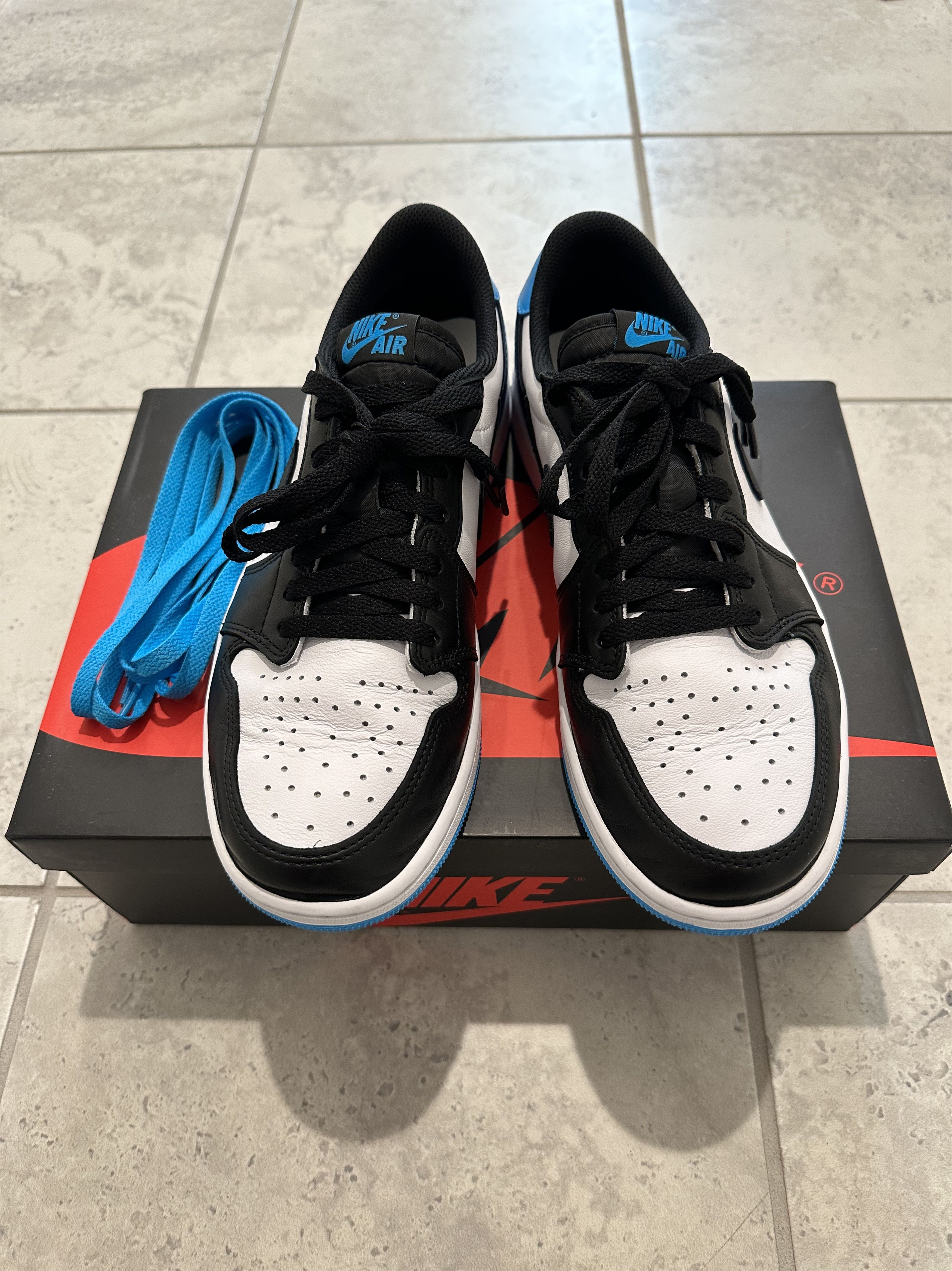 Jordan Low OG UNC Dark Powder Blue Mens CZ0790-104