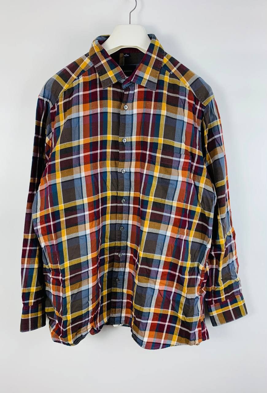 Paul Smith Paul Smith shirt button ups checkered multi XL Size US XL / EU 56 / 4 - 1 Thumbnail