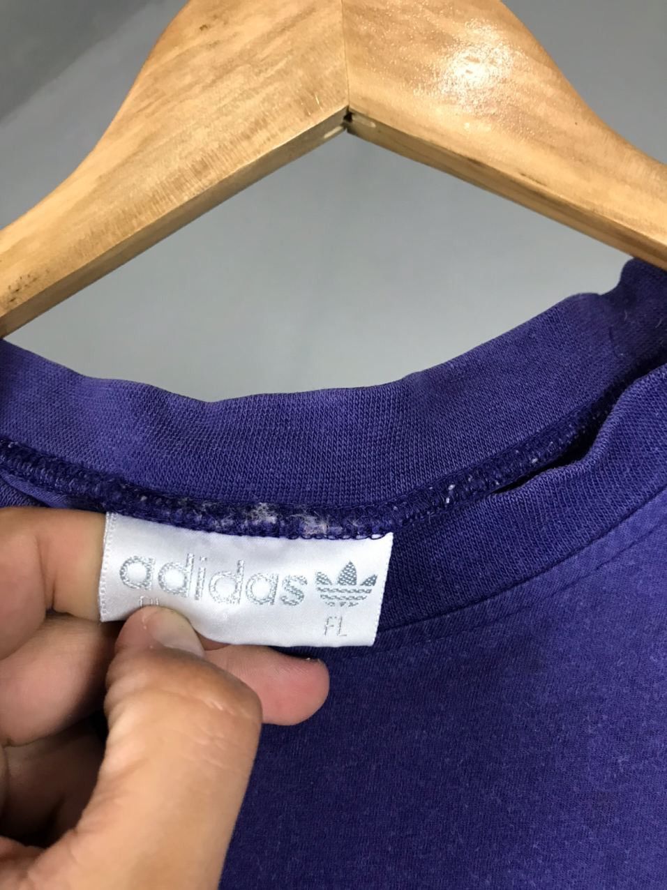 Adidas × Vintage Adidas vintage violet sportwear tee Size US XL / EU 56 / 4 - 6 Thumbnail